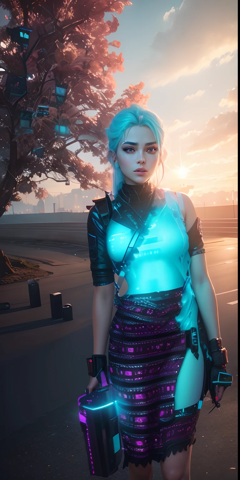 Change background cyberpunk beautiful girl,realistic face,8k, ultra realistic,