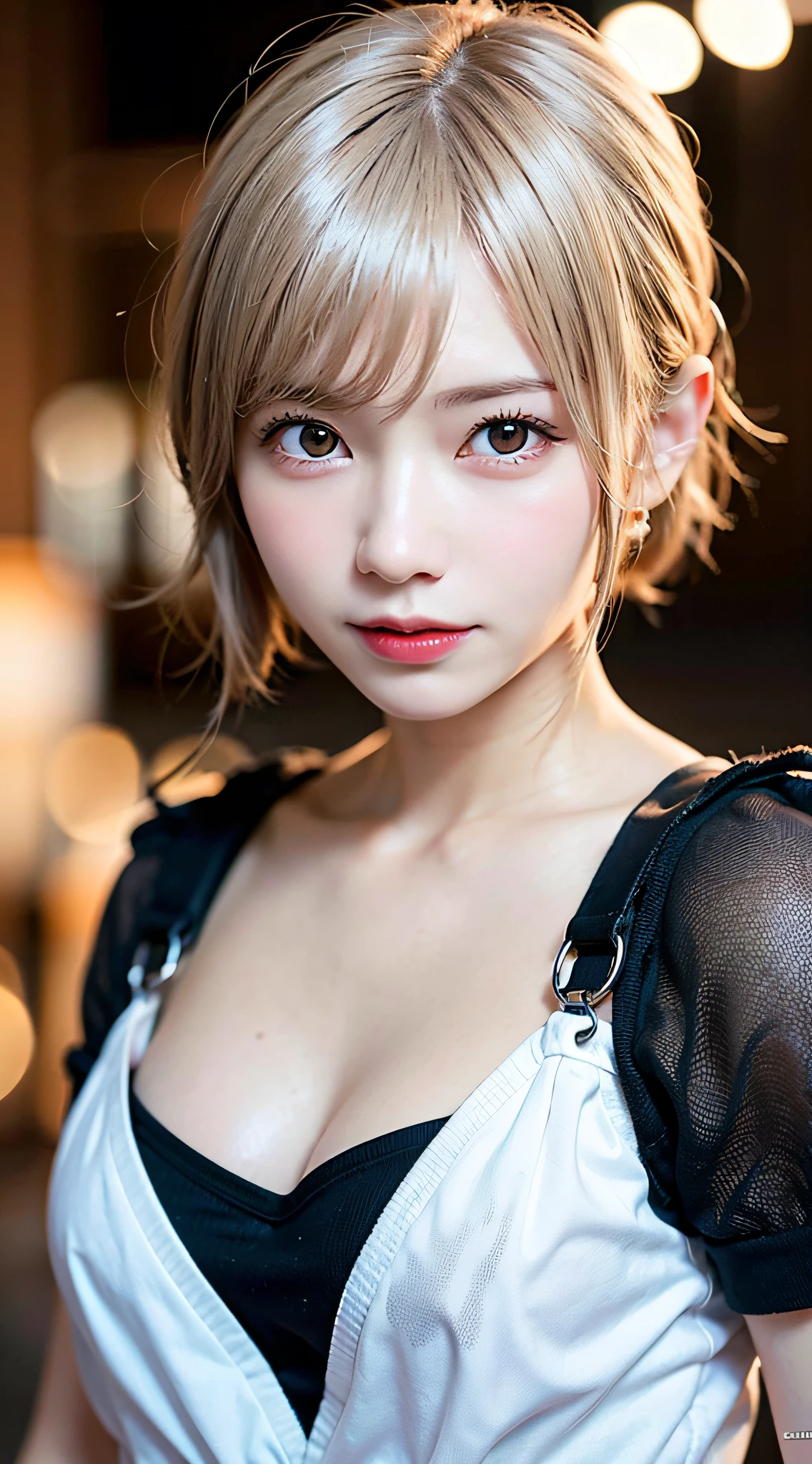 Nier Automata, 2b,2B Cosplay, (8K, Raw photo:1.2)Detailed face and eyes,Best Quality, 超A high resolution, Highly detailed ,intricate detailes ,masutepiece ,Cute Girl , Soft cinematic light, Hyper-detailing,Sharp Focus, High quality,