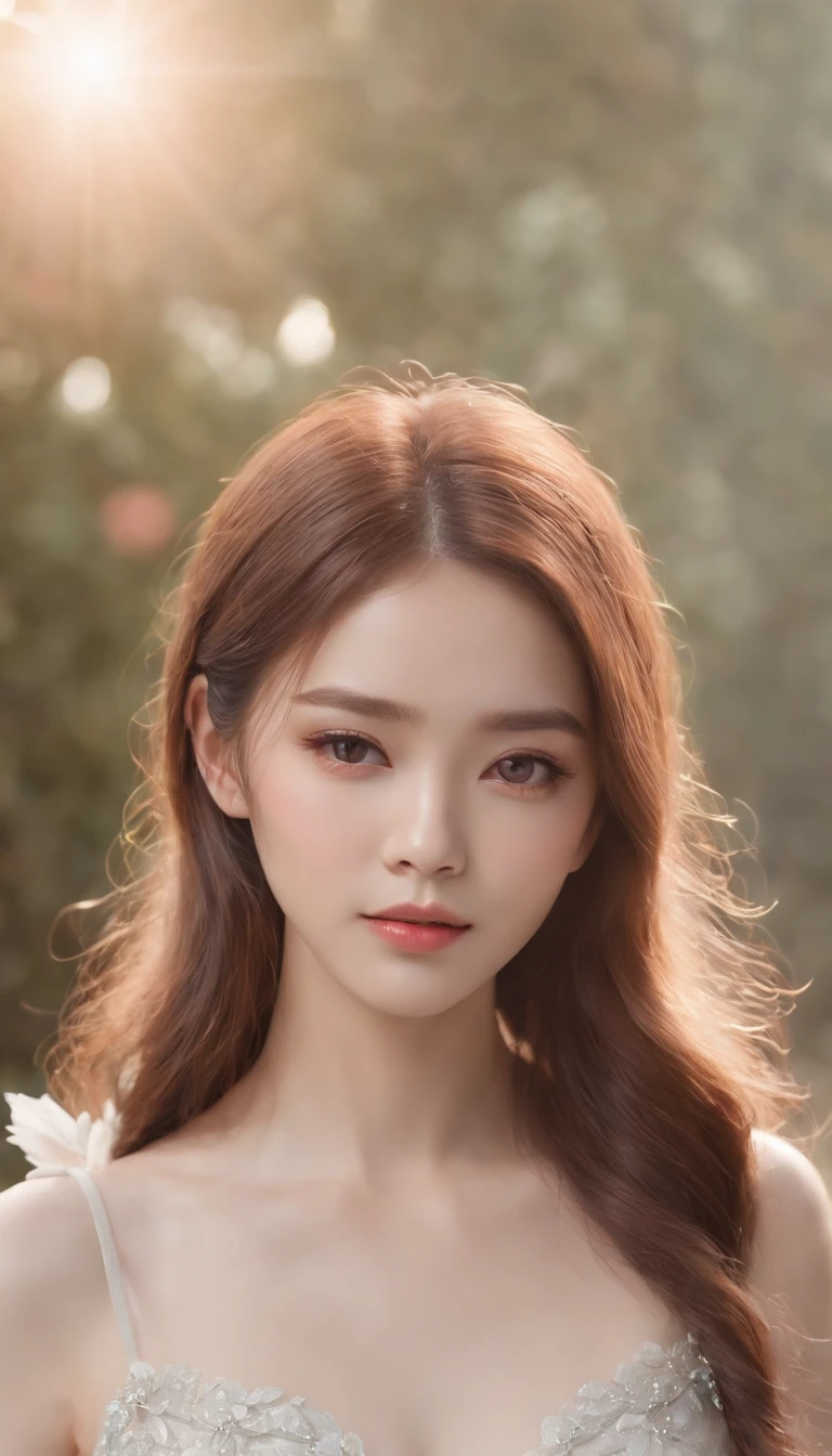 best quality,4k,8k,highres,masterpiece:1.2,ultra-detailed,realistic:1.37,cute,girly,portrait style,long hair,sparkling eyes,piercing eyes,cat-like eyes,beautiful face,rosy cheeks,soft and flawless skin,youthful appearance,pouty lips,cat ears,delicate anchor necklace,stylish attire,shoulder-length hair,resembling Korean fashion,trendy,Glowing lights,pastel colors,subtle shadows,fairytale-like atmosphere,ethereal background, dreamlike scenario