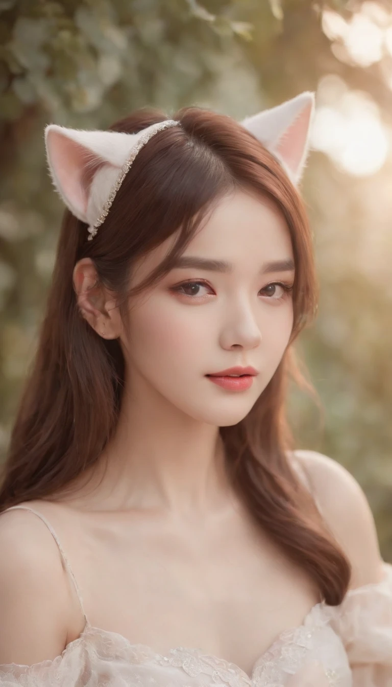 (solo:1.5),(masterpiece:1.5),(best quality:1.5),(bust:1.3),Amazing,beautiful detailed,extremely detailed wallpaper,extremely detailed CG unity 8k wallpaper,extremely delicate and beautiful eyes,1girl, green eyes,,fox-ears,