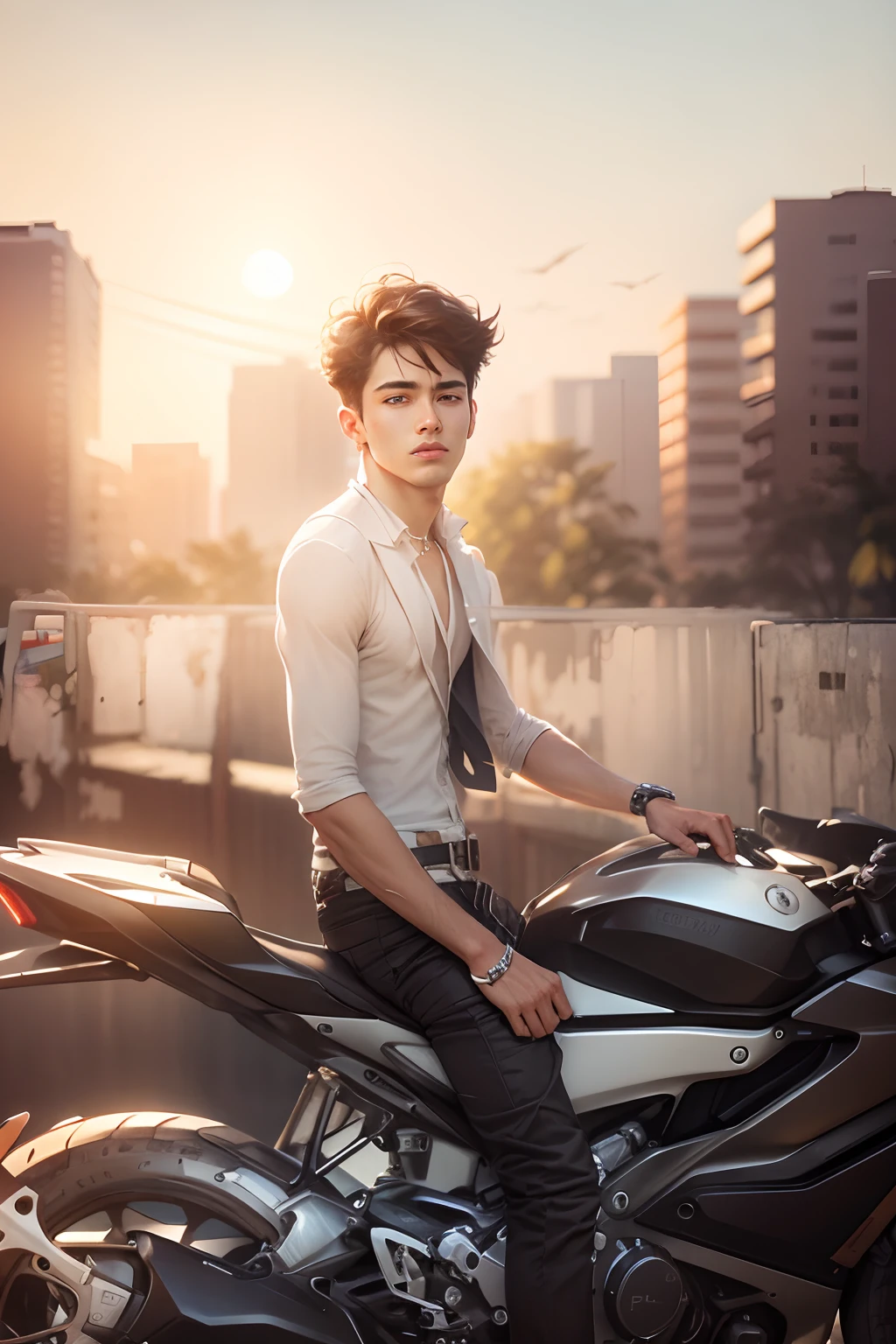 Change the background, handsome boy