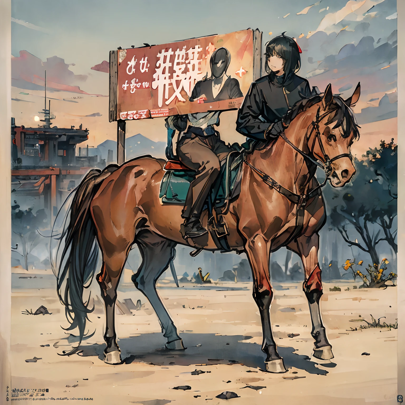 poster for,MagazineCover,In the middle is a solid color square,(NOhumans:1.8),Concise background,