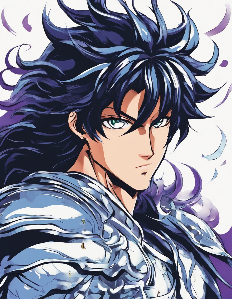 Shiryu cavaleiro de saint seiya anime saint seiya cabelo longos pretos