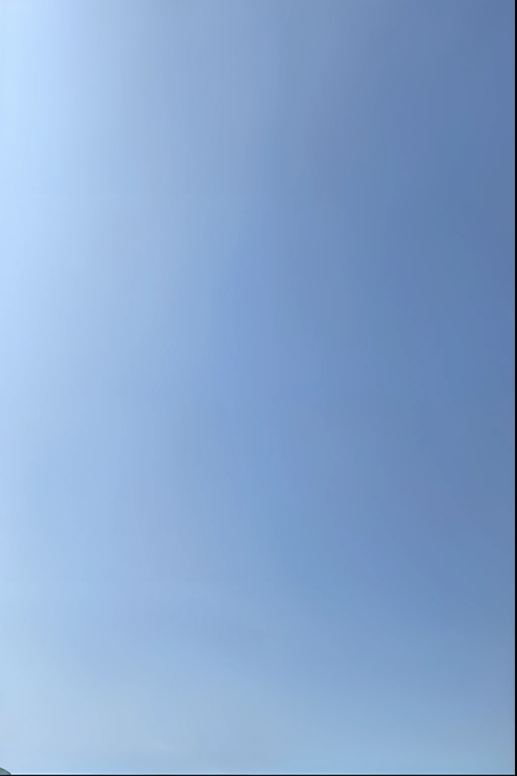 The background changed to blue sky and white clouds