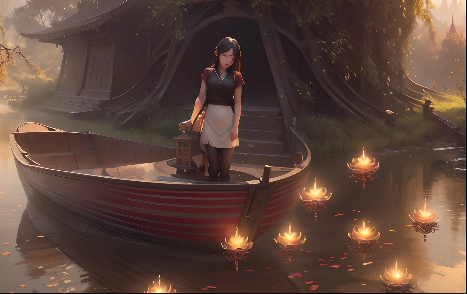 Change background bagan pagoda art beautiful girl art,realistic face,8k, ultra realistic,