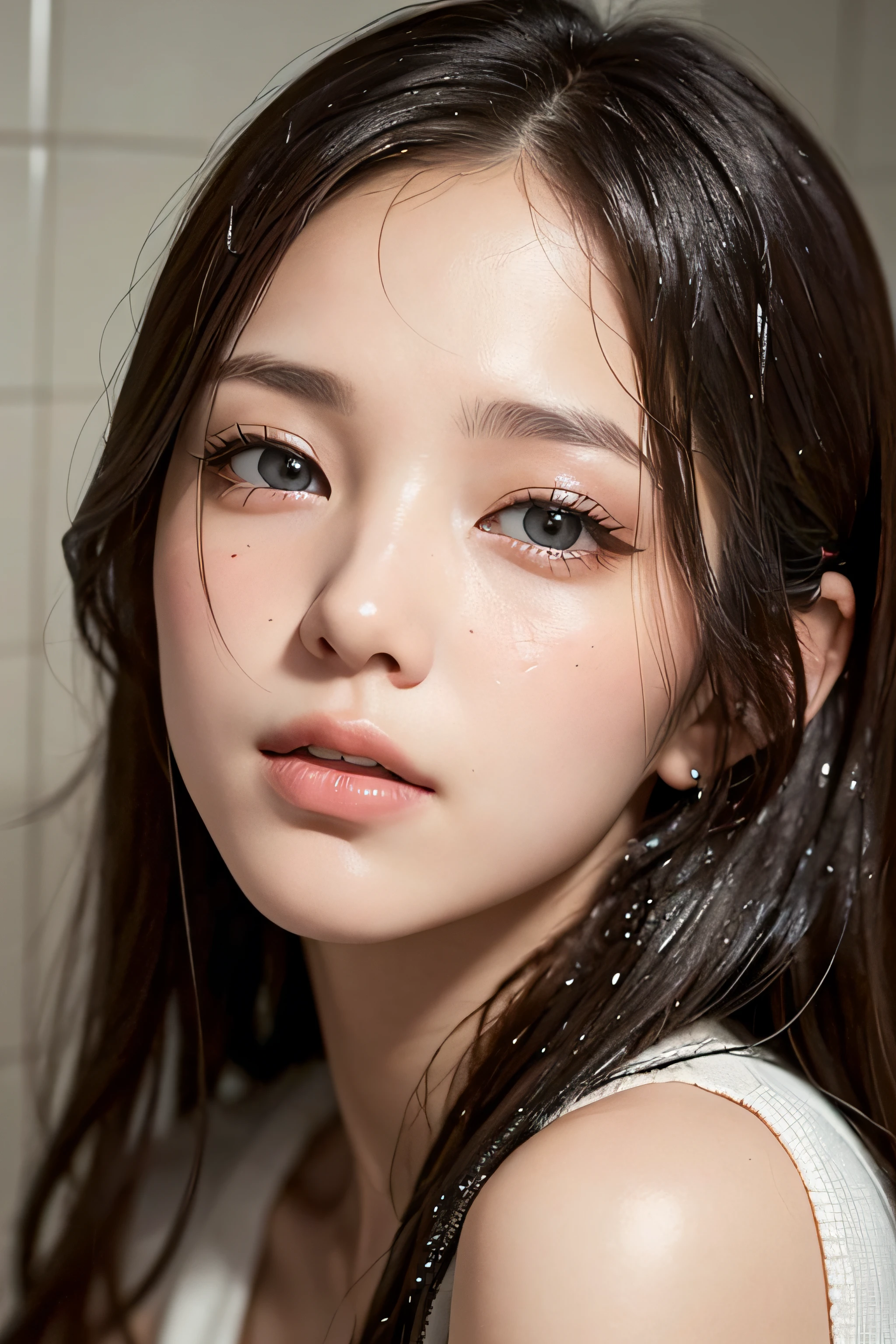 1womanl、Early 20s、(beauitful face:1.5)、(Showers)、Daphne、From the overflowing tearbuds、Start smelling one by one、Distant spring、Listen to your familiar voice that gave me love