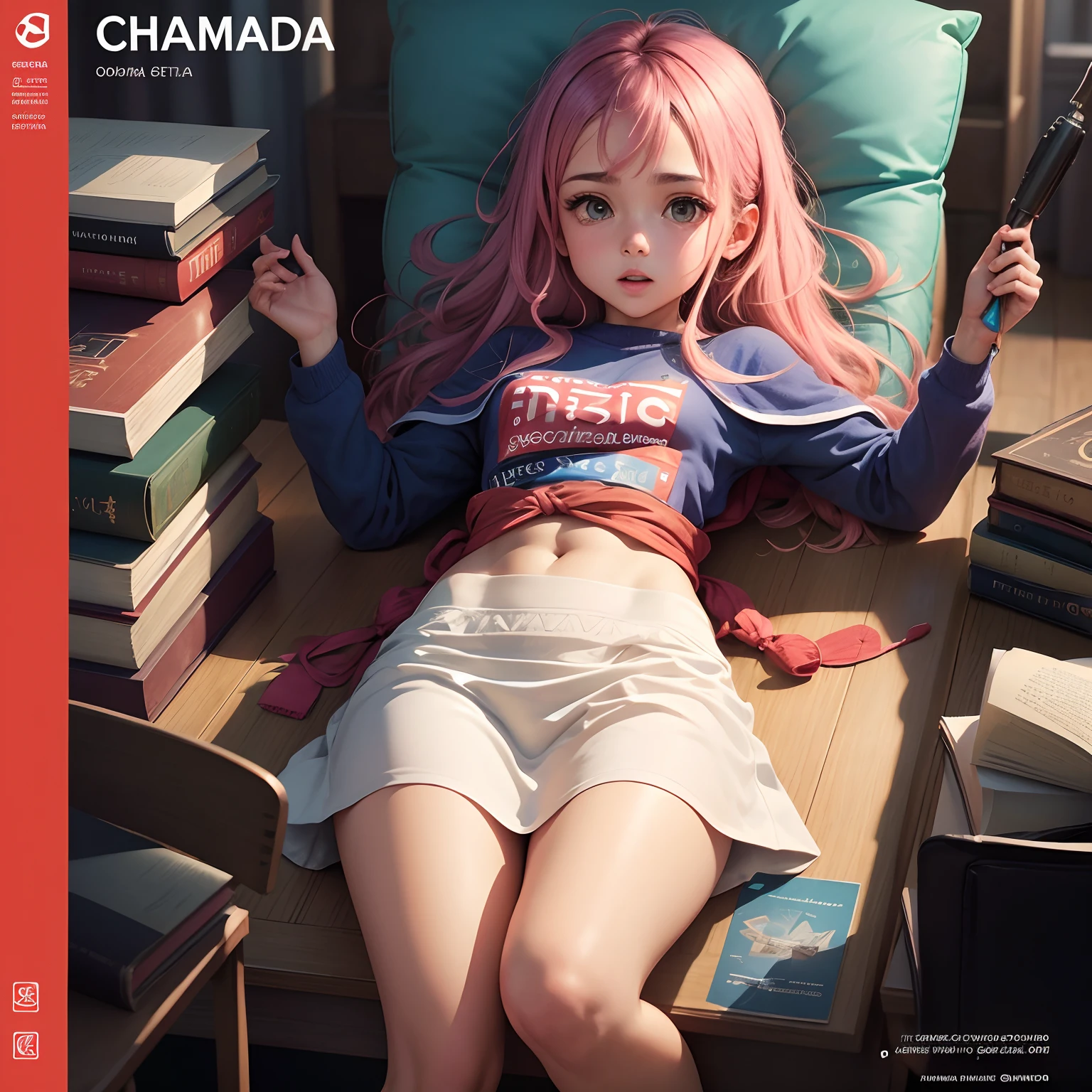 capa de de livro estrateja de midia social alta qualidade chamativa cores vivas e vibrantes tamanho 14x21