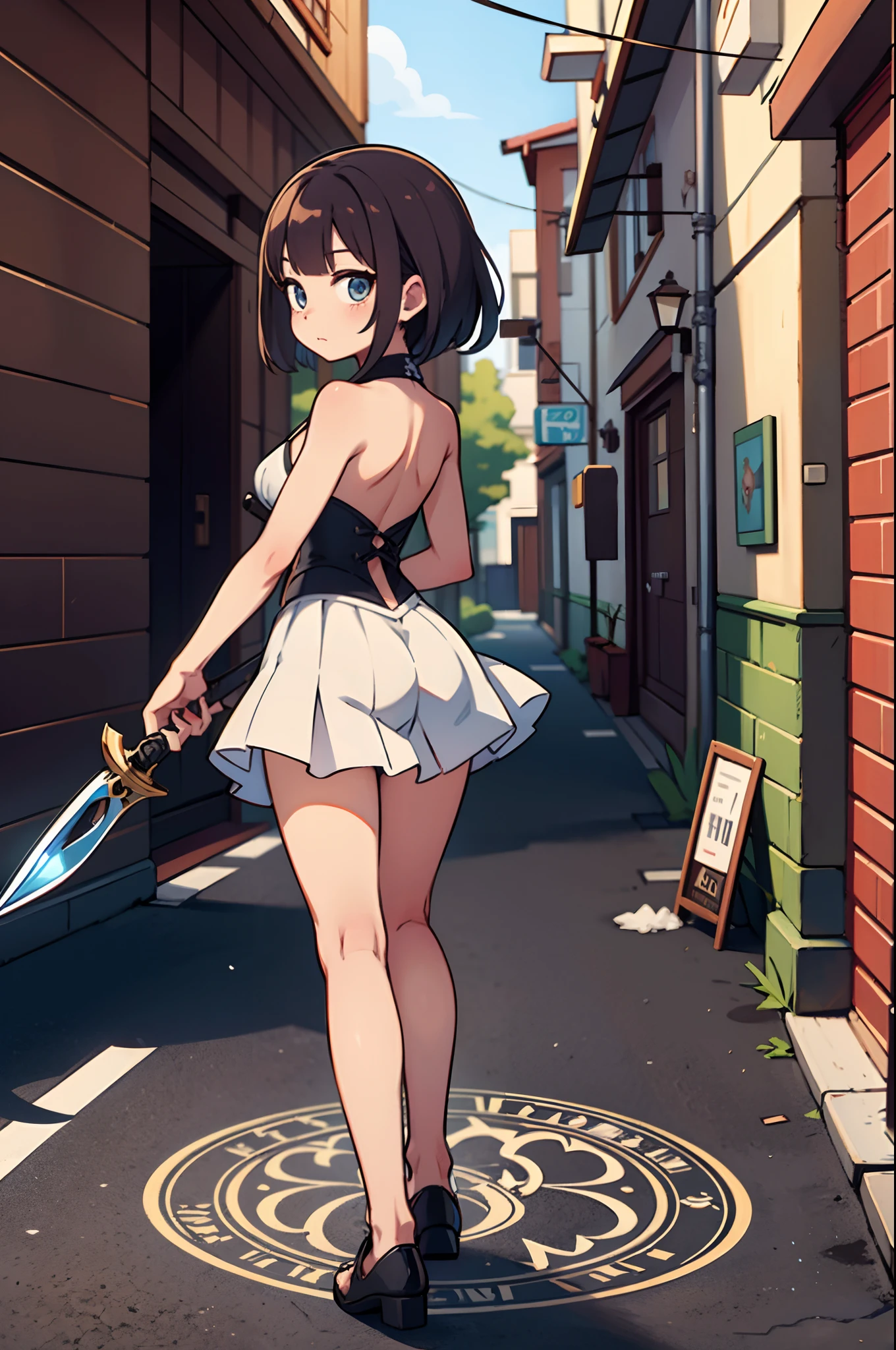 1girl, ((sexy anime girl)),(Golden Ratio:1.2),(cowboy clothing:1.2), ((revolvers)), holstered guns,(fault color:1.3),[(desert background:1.4)::10], (full body:1.2),(ultra-detailed:1.3),(samurai:1.6),(katana:1.6), (boots),(gun belt:1.6),(aura:1.2),full body, standing in desert planet,(cool:1.2),(colorful hair),(long shadows) (chaotic geometric images:1.3),(nagative space:0.8),(drawing board:1.3), hyperrealiatic, insane detail, genshin (ether colorful ink flowing:1.3), sfw, (hyper realistic photo of 18 year old gorgeous 1girl on bed:1.2), skin-tight outfit, 4k, 8k, HDR, (depth of field:1.2), bokeh, ultra detailed, (mischievous:1.2) facial expression, (thick figure), ((sexy pose))((combat pose)), ((spreading legs)), [narrow hips]