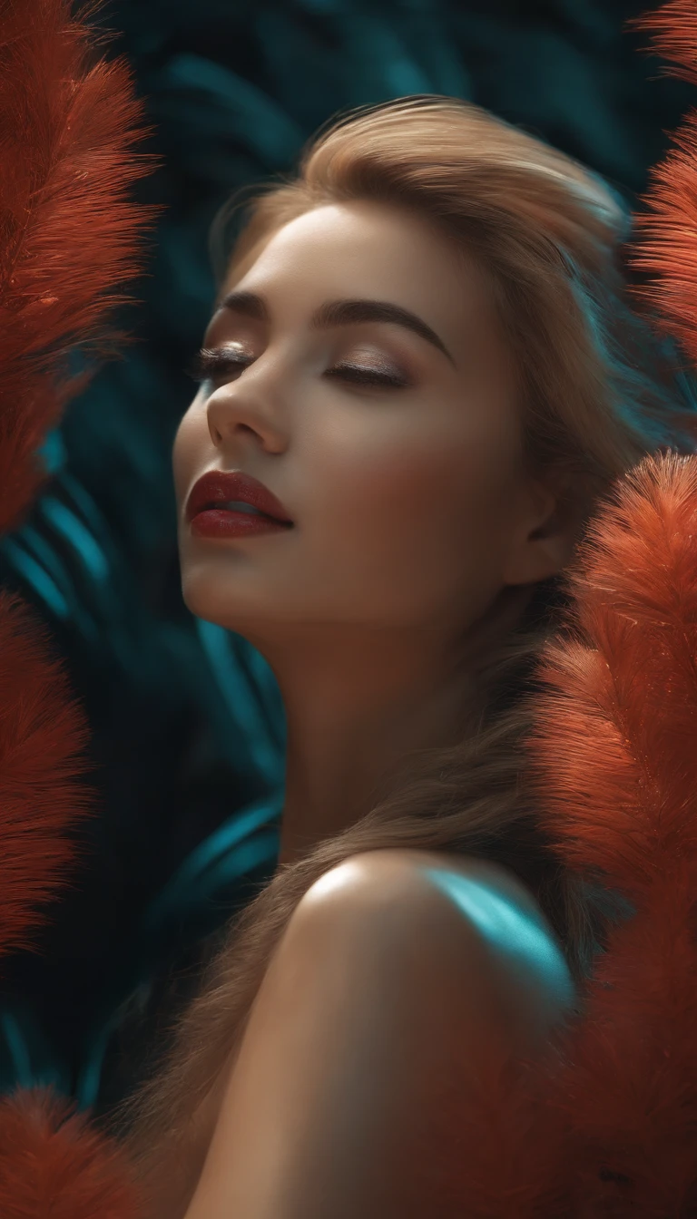 longeyelashes, solid circle eyes, light smile, expressive hair, Surrealism, drop shadow, anaglyph, stereogram, tachi-e, pov, atmospheric perspective, 8k, super detail, ccurate, best quality, textured skin