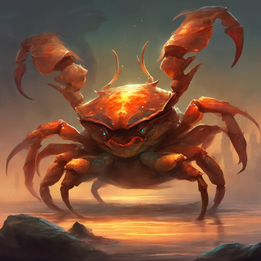 Crab Monster, forceful, colossal, crustacean
