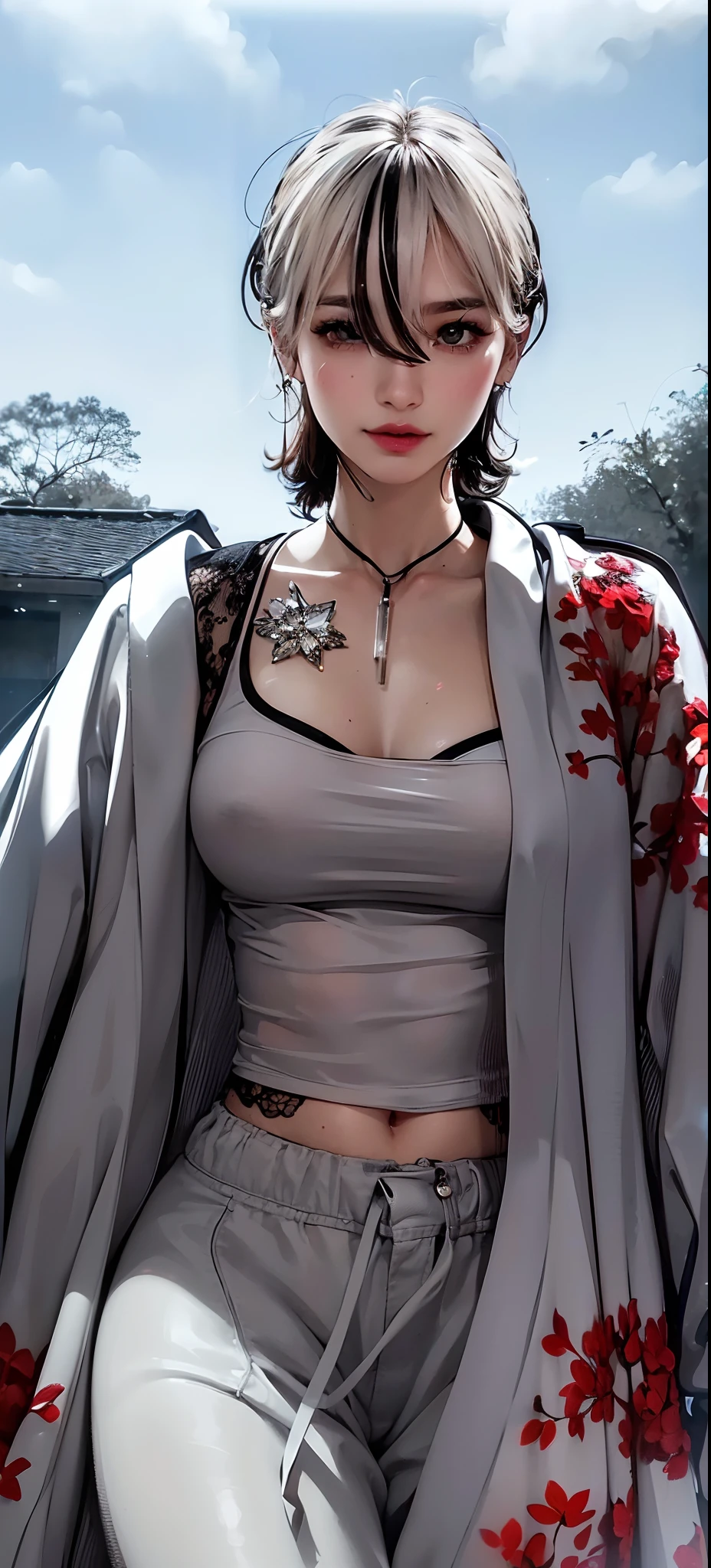 (8k, RAW photo, photorealistic:1.25) ,( lipgloss, eyelashes, gloss-face, glossy skin, best quality, ultra highres, depth of field, chromatic aberration, caustics, Broad lighting, natural shading,) looking at viewer with a serene and goddess-like happiness,