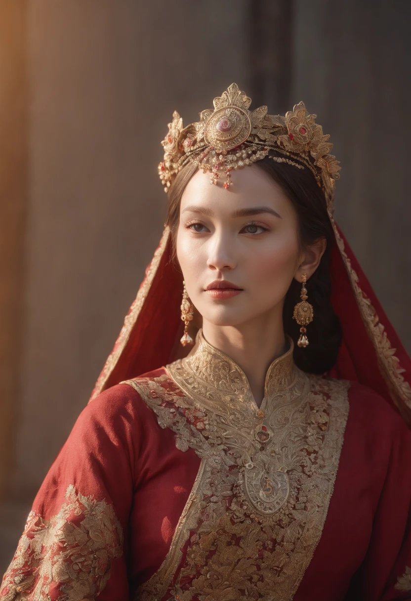 Mongolian women gracefully balancing heavy, ornate headdresses with velvet fabrics and coral adornments, , Cinematic, Photoshoot, Shot on 25mm lens, Depth of Field, Tilt Blur, Shutter Speed 1/1000, F/22, White Balance, 32k, Super-Resolution, Pro Photo RGB, Half rear Lighting, Backlight, Dramatic Lighting, Incandescent, Soft Lighting, Volumetric, Conte-Jour, Global Illumination, Screen Space Global Illumination, Scattering, Shadows, Rough, Shimmering, Lumen Reflections, Screen Space Reflections, Diffraction Grading, Chromatic Aberration, GB Displacement, Scan Lines, Ambient Occlusion, Anti-Aliasing, FKAA, TXAA, RTX, SSAO, OpenGL-Shader’s, Post Processing, Post-Production, Cell Shading, Tone Mapping, CGI, VFX, SFX, insanely detailed and intricate, hyper maximalist, elegant, dynamic pose, photography, volumetric, ultra-detailed, intricate details, super detailed, ambient –uplight –v 4 –q 2