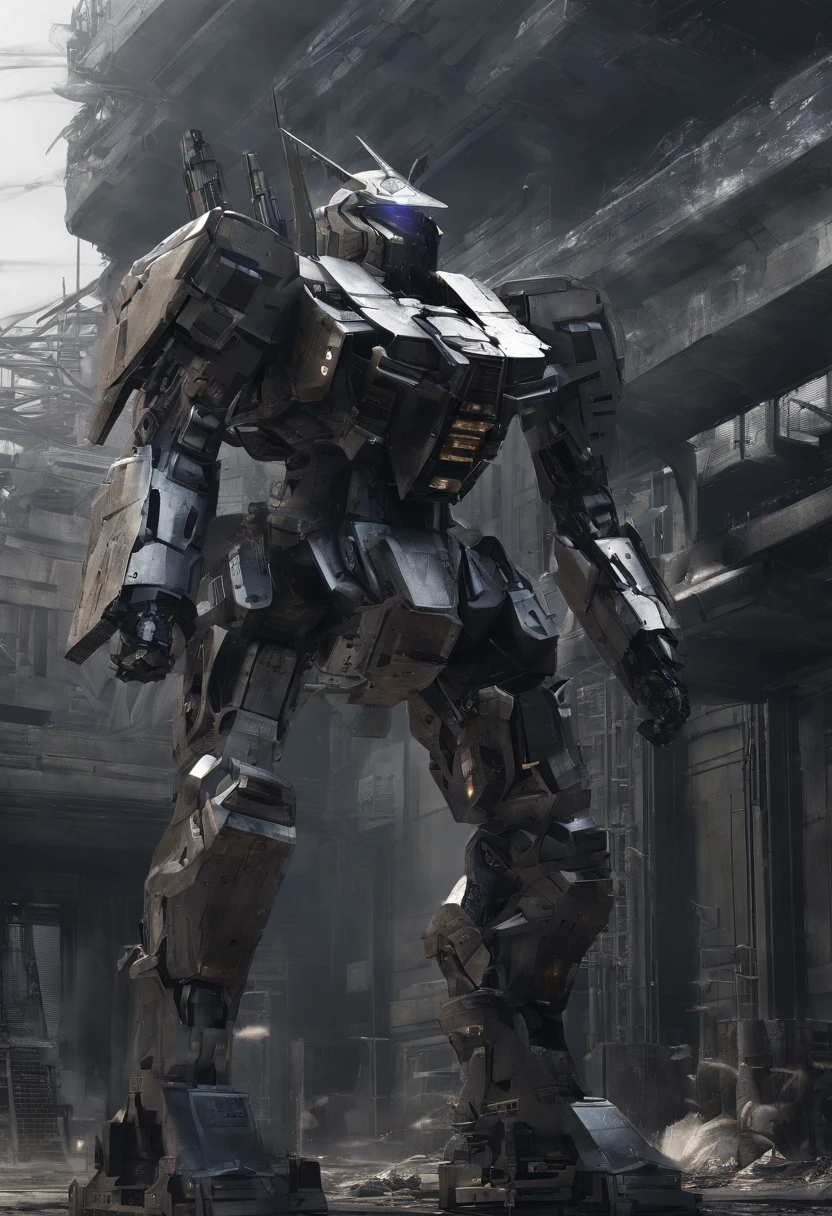 Highest image quality,Outstanding details,超高分辨率,(Fidelity:1.4),Unicorn Gundam 02 Banshee, Combat action to repay the banshee,,cyber punk perssonage,Futuristic,mechanically aesthetic,Virtual Engine 5,Perfect detail rendering,rendering by octane,hyper HD