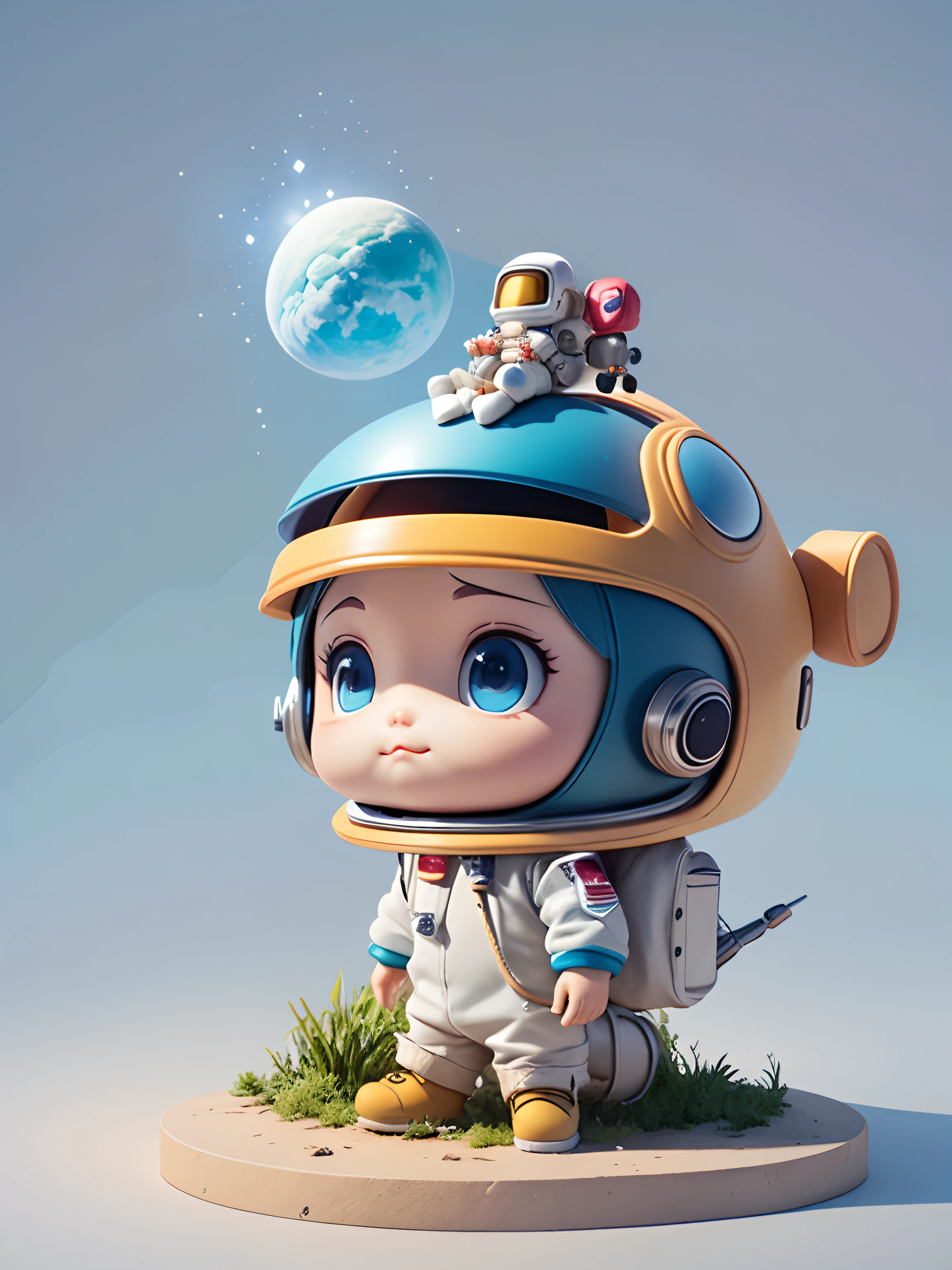 Main part,best quality, illustration, Charmander in a space suit,Beautiful and detailed luster,(War:1.2),(nuclearexplosionbehide:1.3),rain,Detailed lighting,detailedwater,(Beautiful and delicate eyes:1.1),expressionless,
