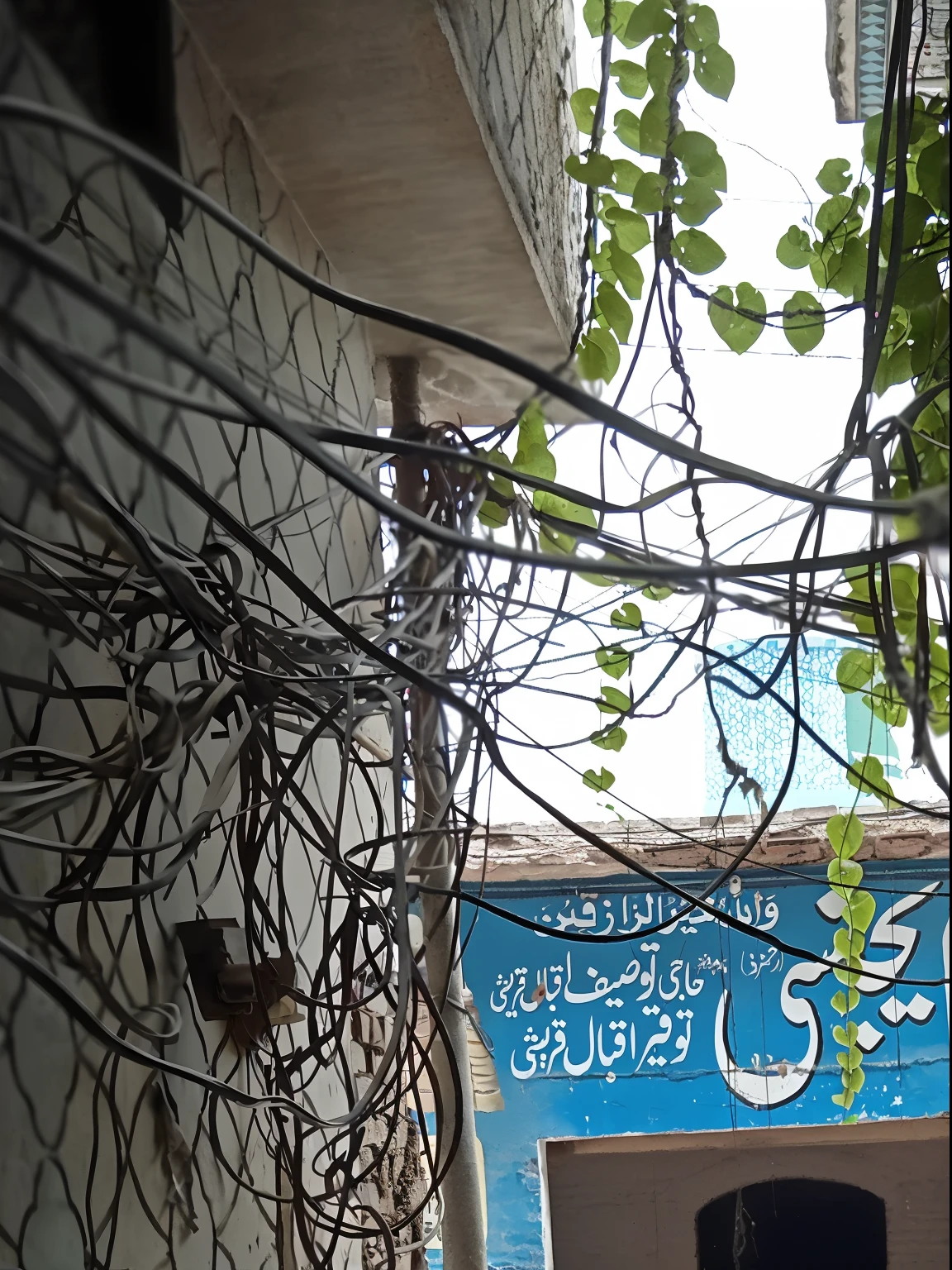 there are two men walking down a narrow alley way, old jeddah city alley, in a village street, in an alley, shot on iphone 1 3 pro, standing in an alleyway, taken on iphone 1 3 pro, standing in a township street, shot on iphone 1 3 pro max, old jeddah city street, in a street, taken on iphone 14 pro