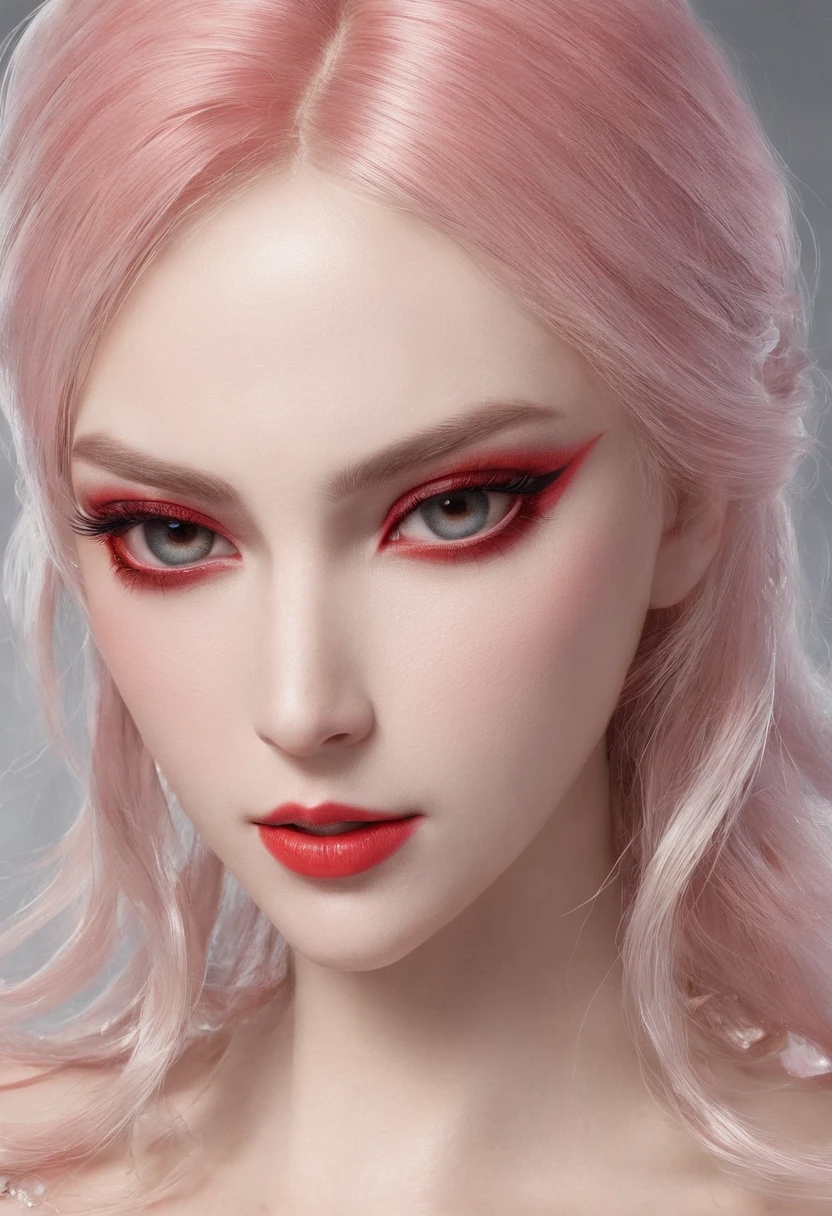 Elania Haywind，Highest image quality，Outstanding details，超高分辨率，（Fidelity：1.4）, Favor the details，closeup cleavage，dawn，Snow，winter，Wizard Sword，He has a delicate and beautiful face，（（Red and white semi-mechanical body：1.8）），Raised sexy，frontage，Futuristic，mechanically aesthetic，Virtual Engine 5，Perfect detail rendering，rendering by octane，hyper HD