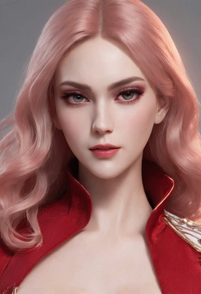 Elania Haywind,Highest image quality,Outstanding details,超高分辨率,(Fidelity:1.4), Favor the details,closeup cleavage,dawn,Snow,winter,Wizard Sword,He has a delicate and beautiful face,((Red and white semi-mechanical body:1.8)),Raised sexy,frontage,Futuristic,mechanically aesthetic,Virtual Engine 5,Perfect detail rendering,rendering by octane,hyper HD