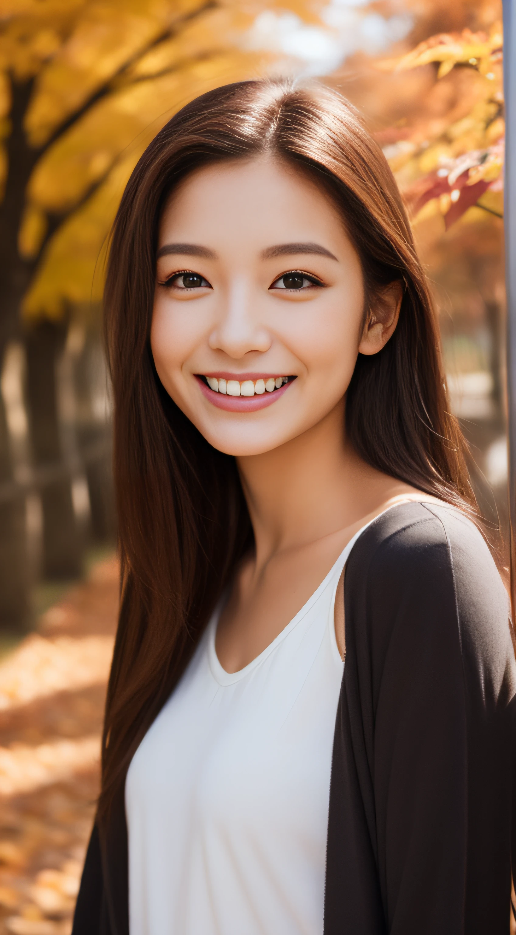 Asian youthful face