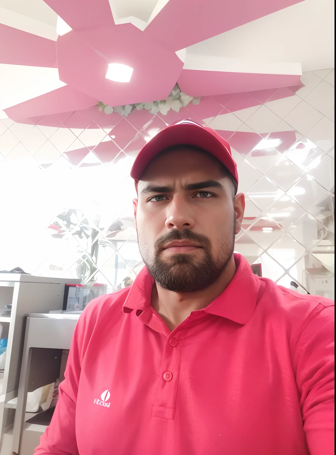 A handsome man with realistic,