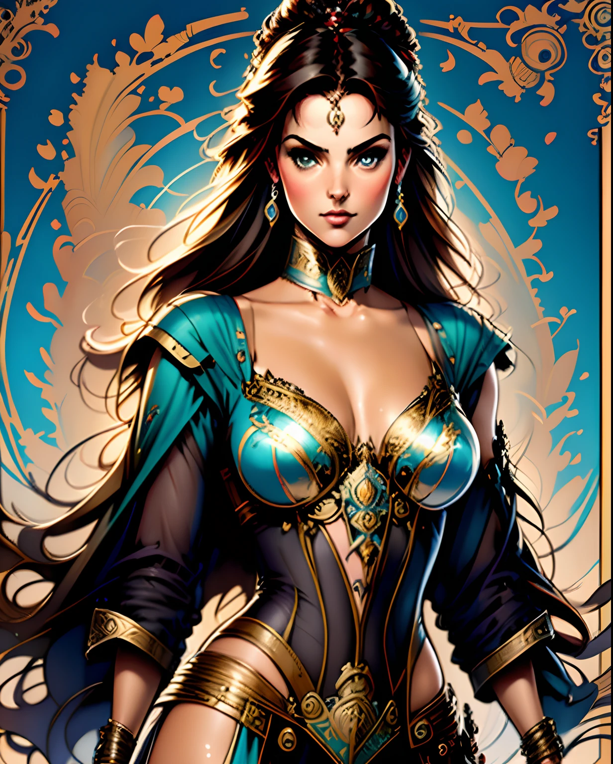 um close up de uma mulher jovem, corpo delgado, seios pequenos, deitado em uma rocha, zenescope, j. Scott Campbell, J. Scott Campbell, garota sensual desce pela toca do coelho, Como ilustrado em Top Cow Comics, Alice, inspirado por Mark Brooks, full-colour illustration, epic full color illustration, Directed by: Mark Brooks, inspirado em Alice Prin, Mark Brooks detalhou