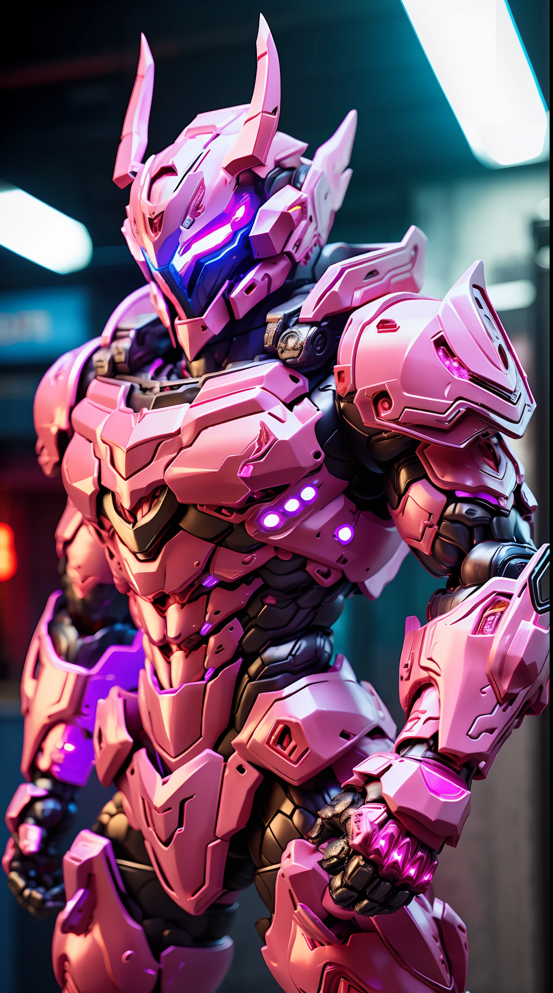 DRAGON MECHA HEAVY ARMOR, TRANSPARANT, MUSCLE BODY.