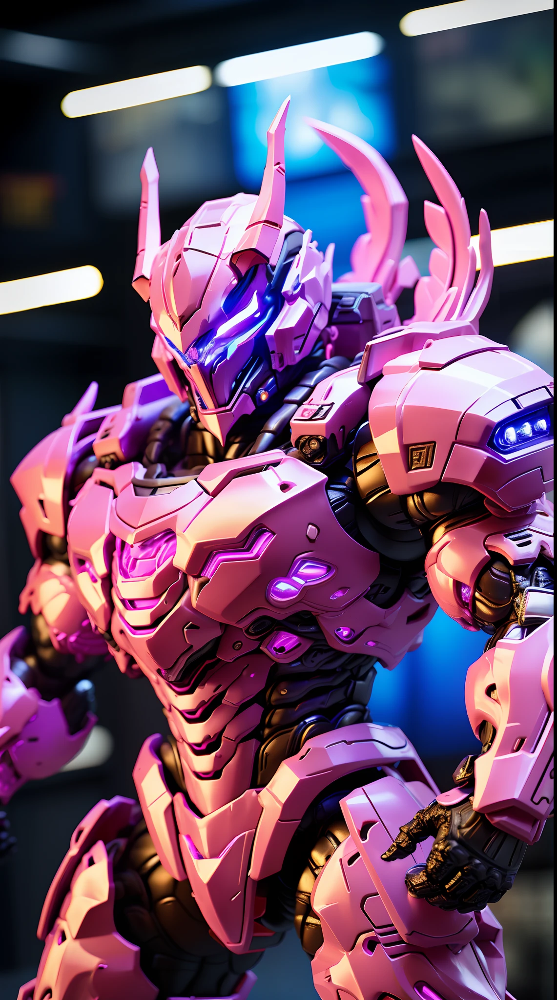 DRAGON MECHA HEAVY ARMOR, TRANSPARANT, MUSCLE BODY.