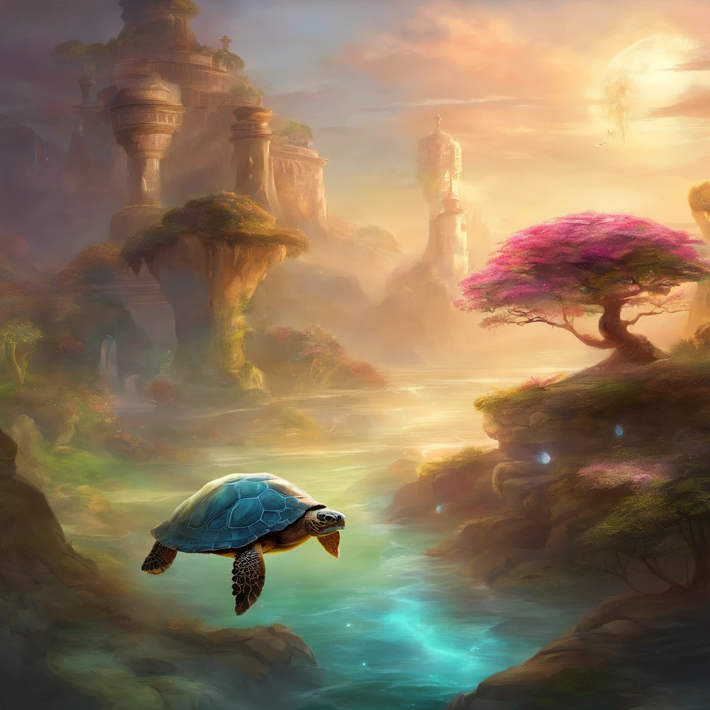 (zen feeling), A turtle, mano, Bergamot