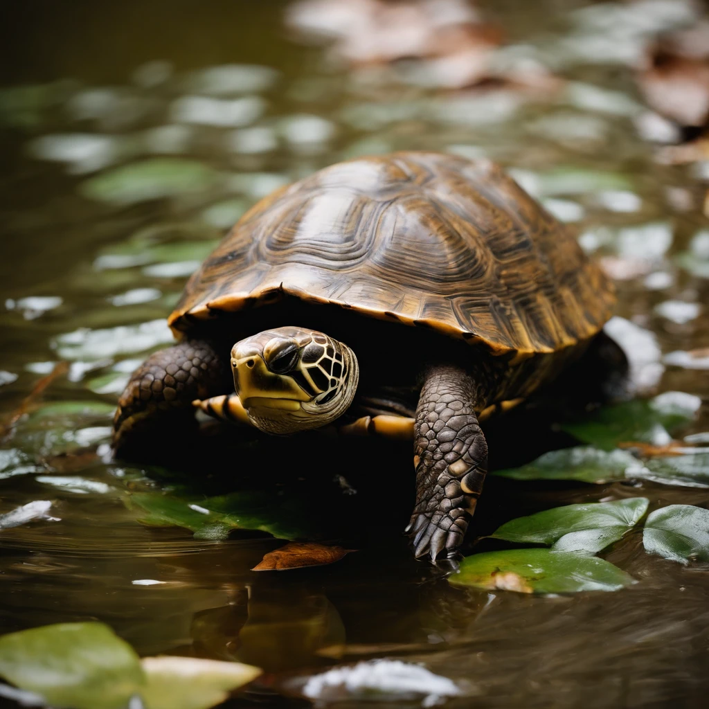 (zen feeling), A turtle, mano, Bergamot