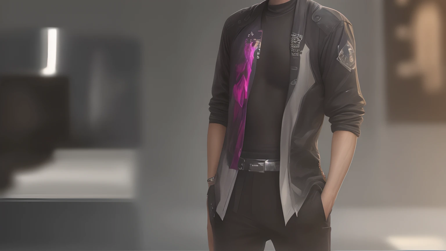 Change background cyberpunk handsome boy realistic face 8k ultra realistic