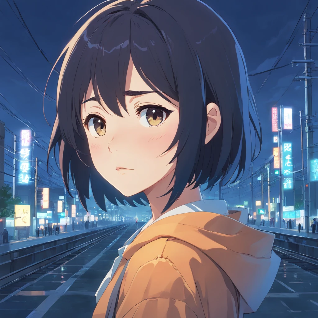 A black-haired girl, beautiful but gloomy and emotionless, was imprisoned