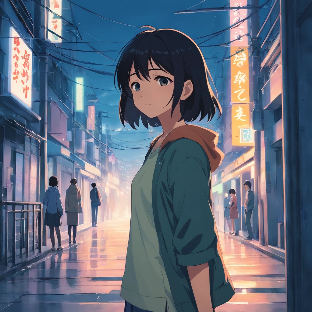 A black-haired girl, beautiful but gloomy and emotionless, was imprisoned