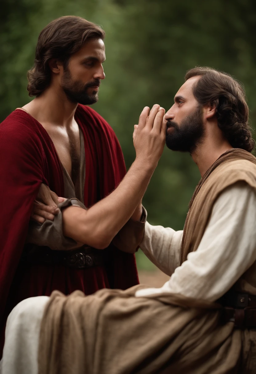 Judas Iscariot was one of the disciples of Jesus Christ mentioned in the Bible, especialmente nos evangelhos. He is known to be the one who betrayed Jesus, handing him over to the religious and political authorities who crucified him;;. Judas' betrayal occurred when he agreed to identify Jesus to the Jewish leaders in exchange for thirty pieces of silver.