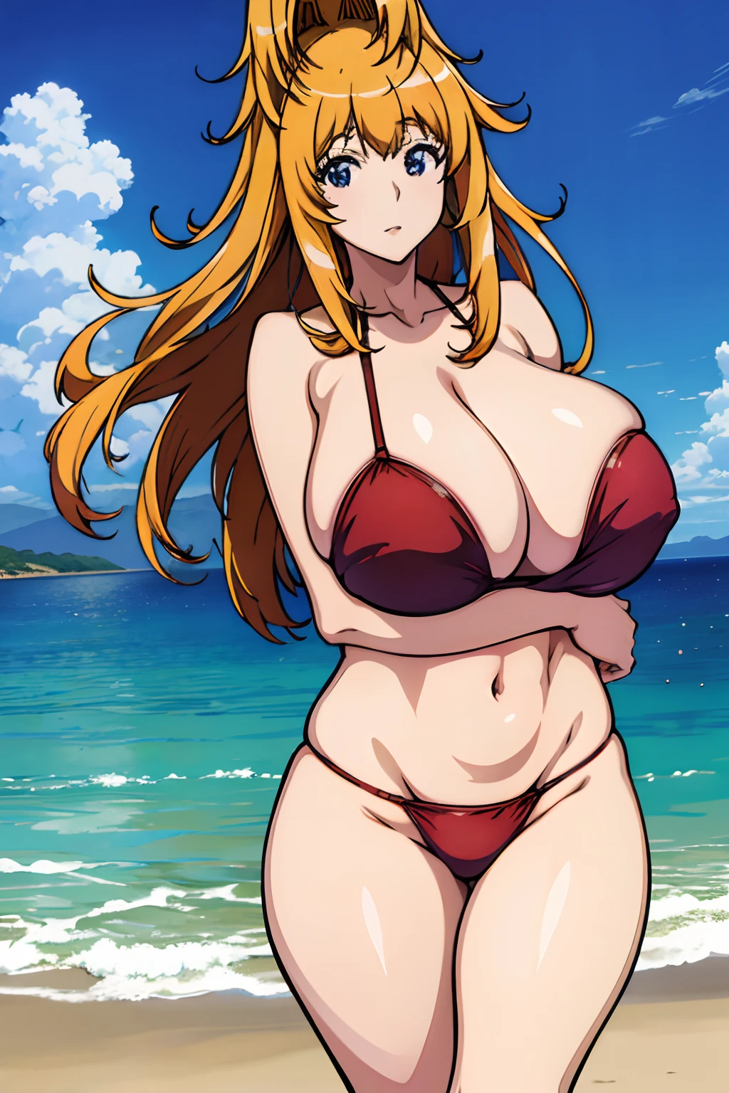 hightquality、masutepiece、anmnr、4K,8K,tachibana mizuki,(Huge breasts:1.2),bikini