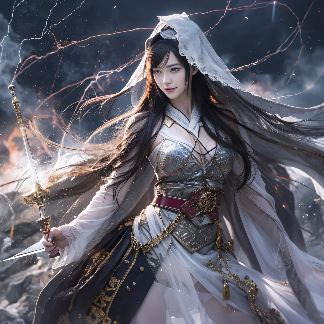 ，I don't know if lightning struck the hammer，Or did the hammer emit lightning。 Kushina raised the sword of mercy in her right hand，A huge figure appeared in the clear sky behind him，A woman in a long white dress，Hold a large one in the left hand, Heavy shields，Hold the sword freely in your right hand，Long black hair with a smile，This face turned out to be a bit like a skewer，But the same smile，Kushina was very lovely and intimate，The giant goddess smiled，There is a feeling of rejection。 Law is heaven and earth？！ Lord Ghost God was finally not calm，The stands up，Turning to CC and saying，My 40-meter knife has reached its first form？ third。 onimous~Enough is enough！Where to put it？ Studio。CC said，Threw away a strangely shaped rectangular metalwork。 Ghost elusive，Turned into smoke，Disappeared。 It seems that only a few seconds have passed，Ghosts appear in the air，Not in the ring，In the air next to the audience。 Look at it，anything？ It's Oniyako。 Could it be a weapon in the hands of Lord Oniigami??？Too big。 Do you know，It was a forty-meter-long knife。 The ghost listened to the discussion of the people below，This is called complacency，Swing the forty-meter-long knife a few times，It attracted the screams of countless female disciples。 onimous~Forty-meter knife array！A life and death dilemma，The first formula~Fracture of the intestines！ I saw that the forty-meter big knife was divided into seven seven forty-nine transparent giant knives。。Insert into the middle of the ring and the audience，Surround the right middle of the ring，It also protects the audience from live attacks，Don't delay watching。Lord Oni is really kind，Fly and land on the handle of one of the knives，I will not return to the podium，Keep your hands behind your back and continue to play cool。 Still combine the double attack flying thunder teeth into one，Hold it with both hands，Raise straight above your head，The Phantom of Thor behind him also raised Mjolnir。 Kushina held the Sword of Mercy in both hands，Raise it