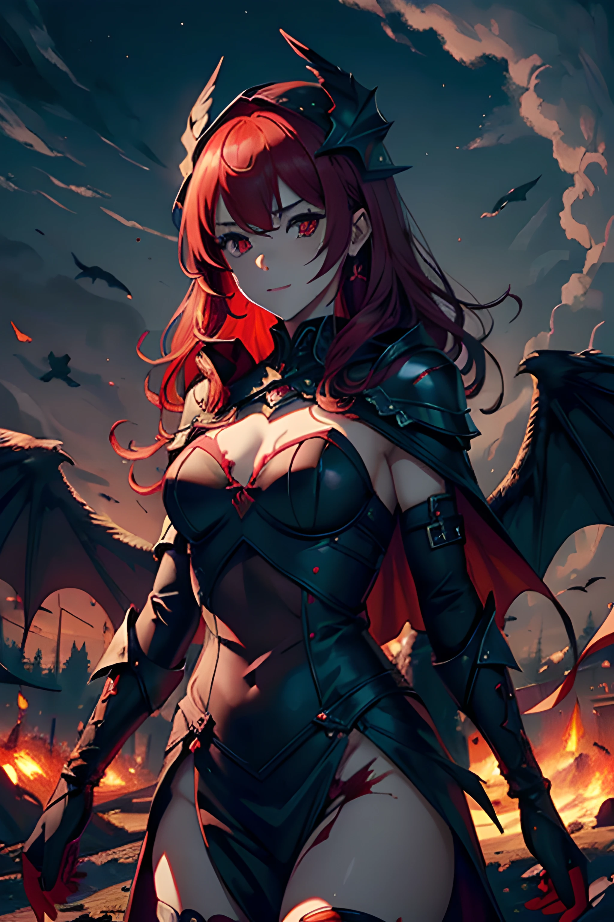 (((best quality))), (((ultra detailed))), (((masterpiece))), illustration,(The dark red blood cloud floats in the air,the red bat,blood magic),1girl,sex, perfect face,One of her hands waved a whip, volumetric lighting,sexy girl wowdk,crazy smile,red blood rain, crow,graveyard, fantasy, underground castle, ((muted colors, night, darkness)), makeup, mascara,translucent Skin, HALFTONE,cloud,LIGHT_PARTICLES,eldenring\(malenia\) 1girl, winged helmet, red cape, (malenia_blade:1.3), covered eyes, blood,red hair,(cursed_left_arm:1.3)