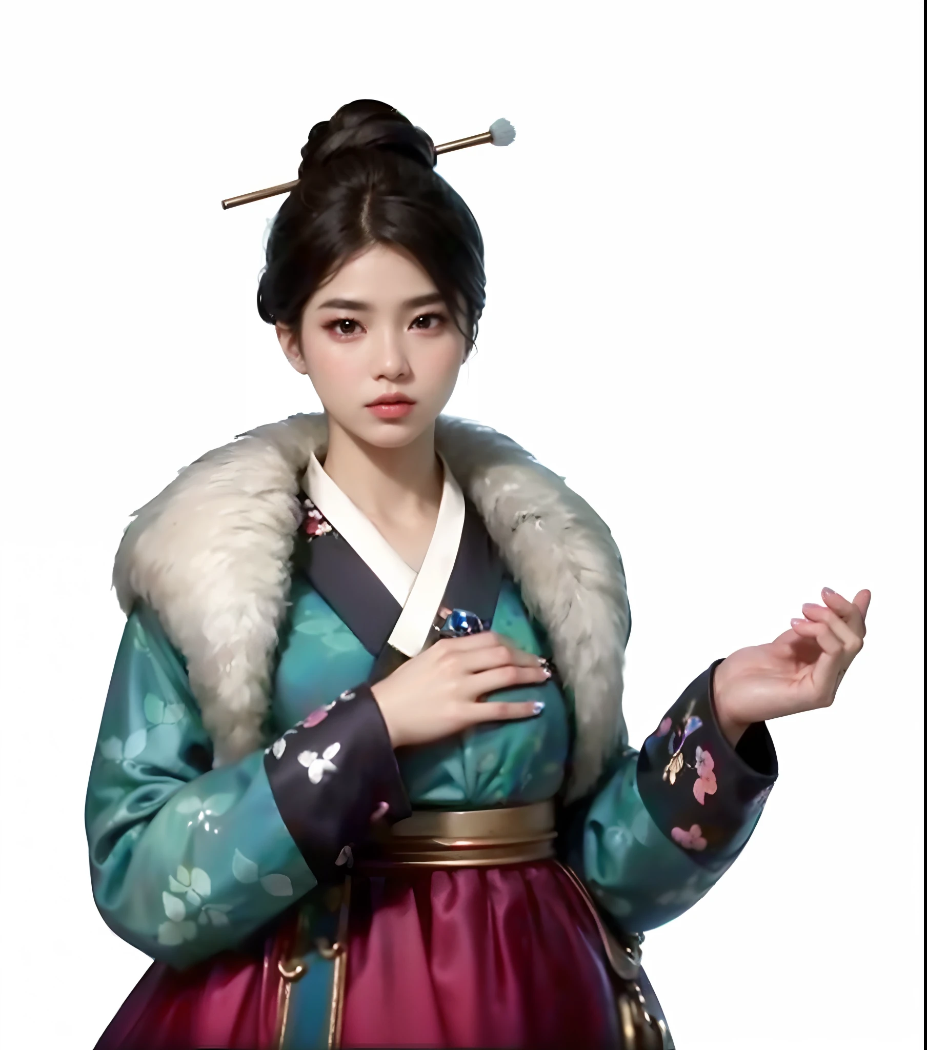 (8k, RAW photo, photorealistic:1.25) ,( lipgloss, eyelashes, gloss-face, glossy skin, best quality, ultra highres, depth of field, chromatic aberration, caustics, Broad lighting, natural shading, Kpop idol) looking at the audience With serenity and goddess-like bliss,