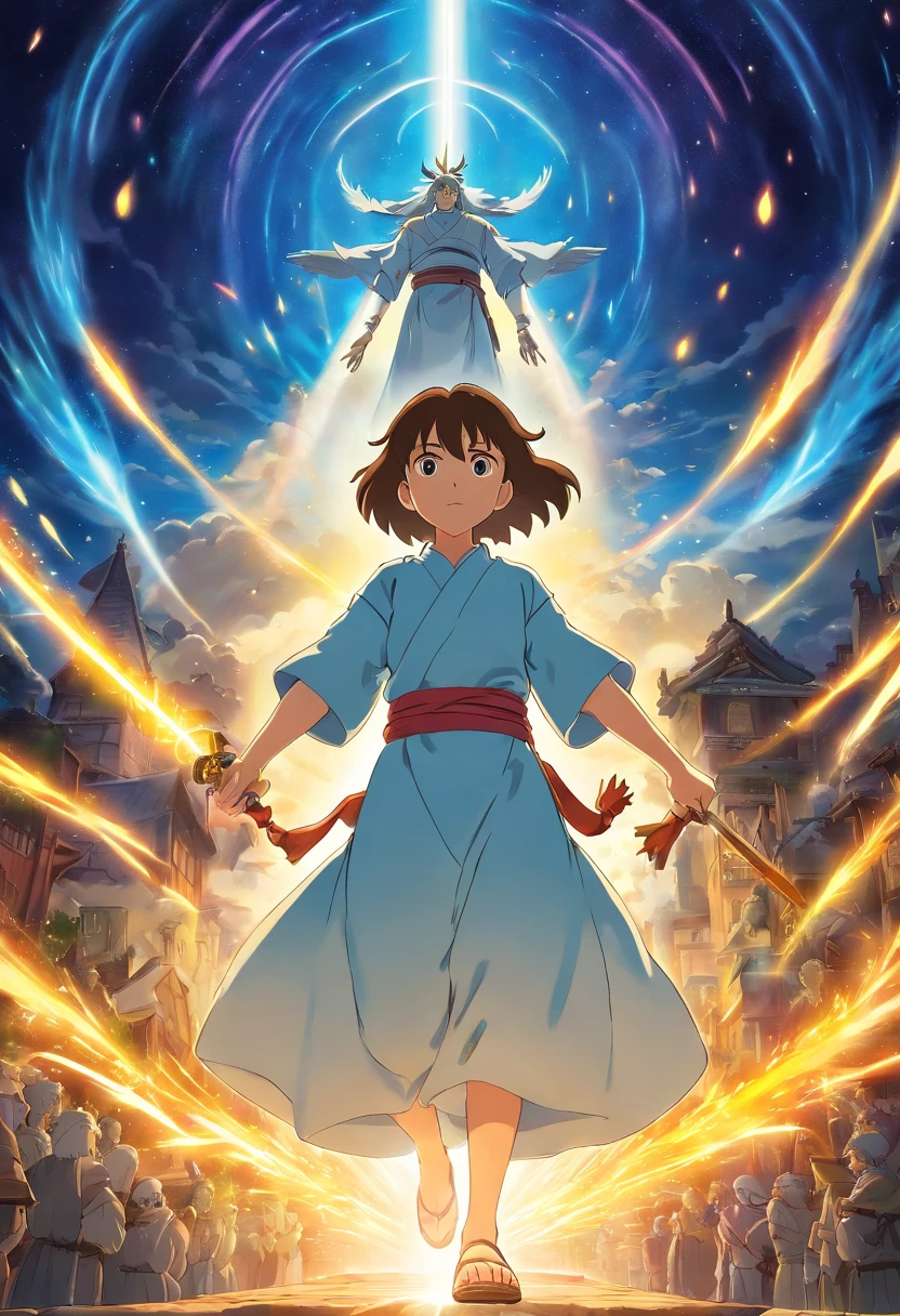 Warrior of God,human , power of light magic, mysterious