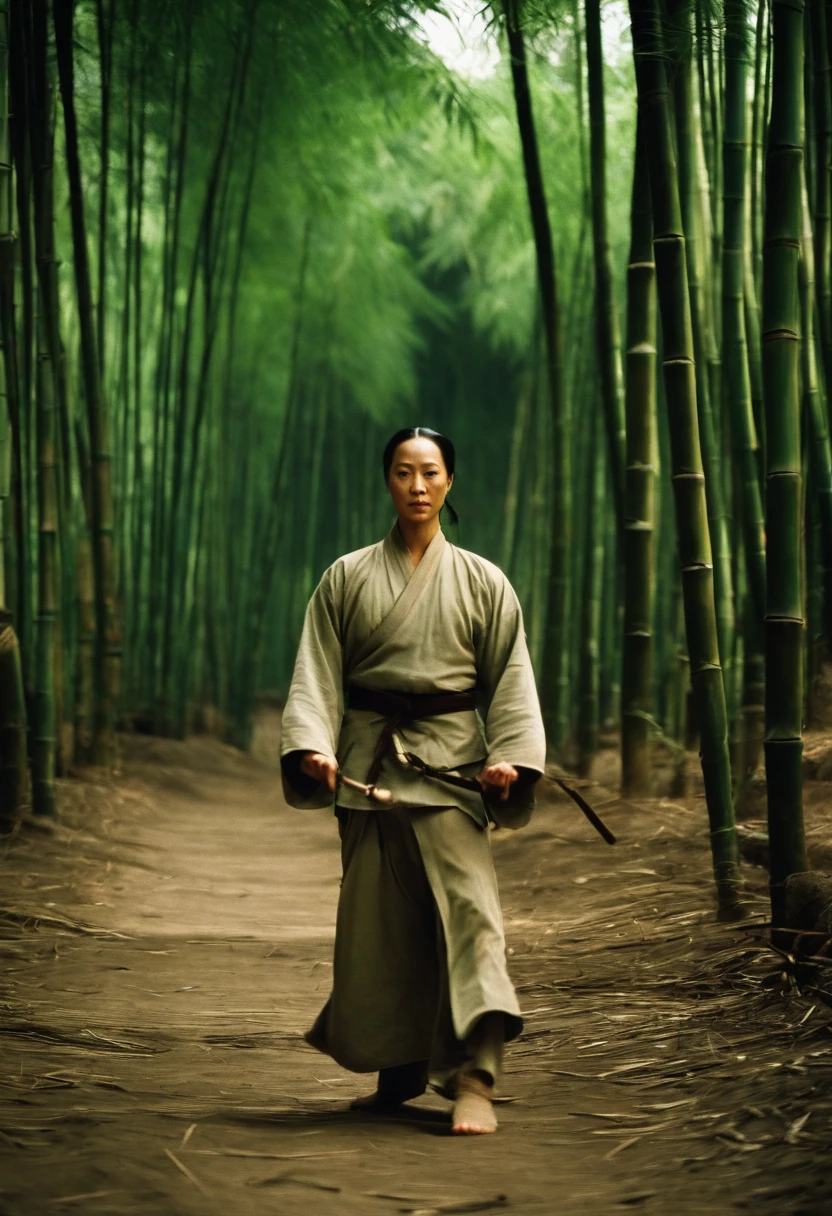 Crouching Tiger, Hidden Dragon stills,bamboo forrest,Hanging Weia