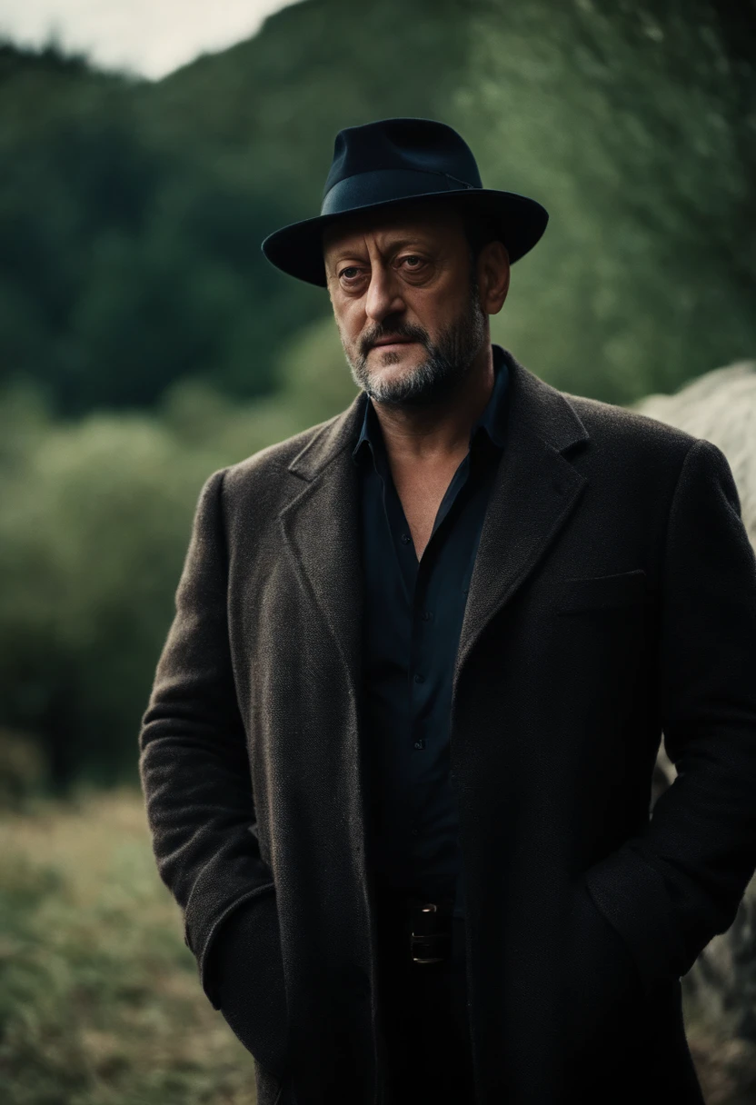 A still of this killer not too cold,Jean Reno,Wool woven hats