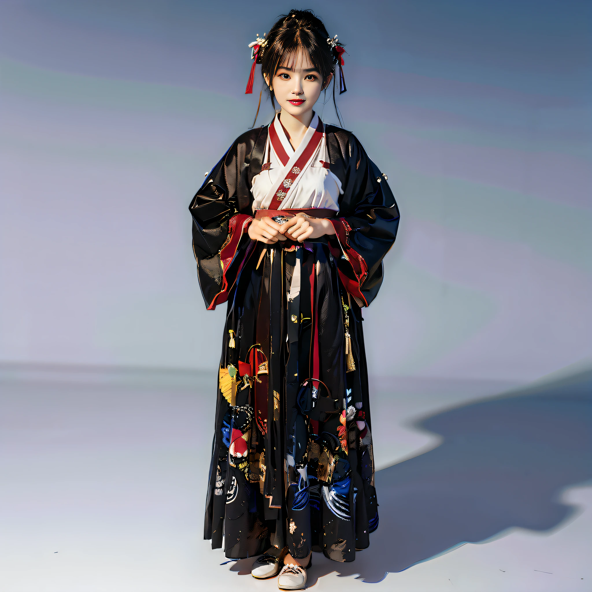 photore,(baby cats:1.20),Cat costume,Hanfu,without humans,