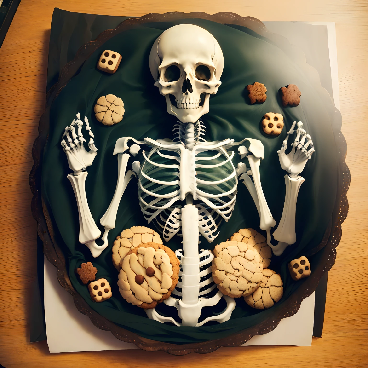 <lora:CakeStyleXL:1> CakeStyle skeleton, custom cake, birthday cake,