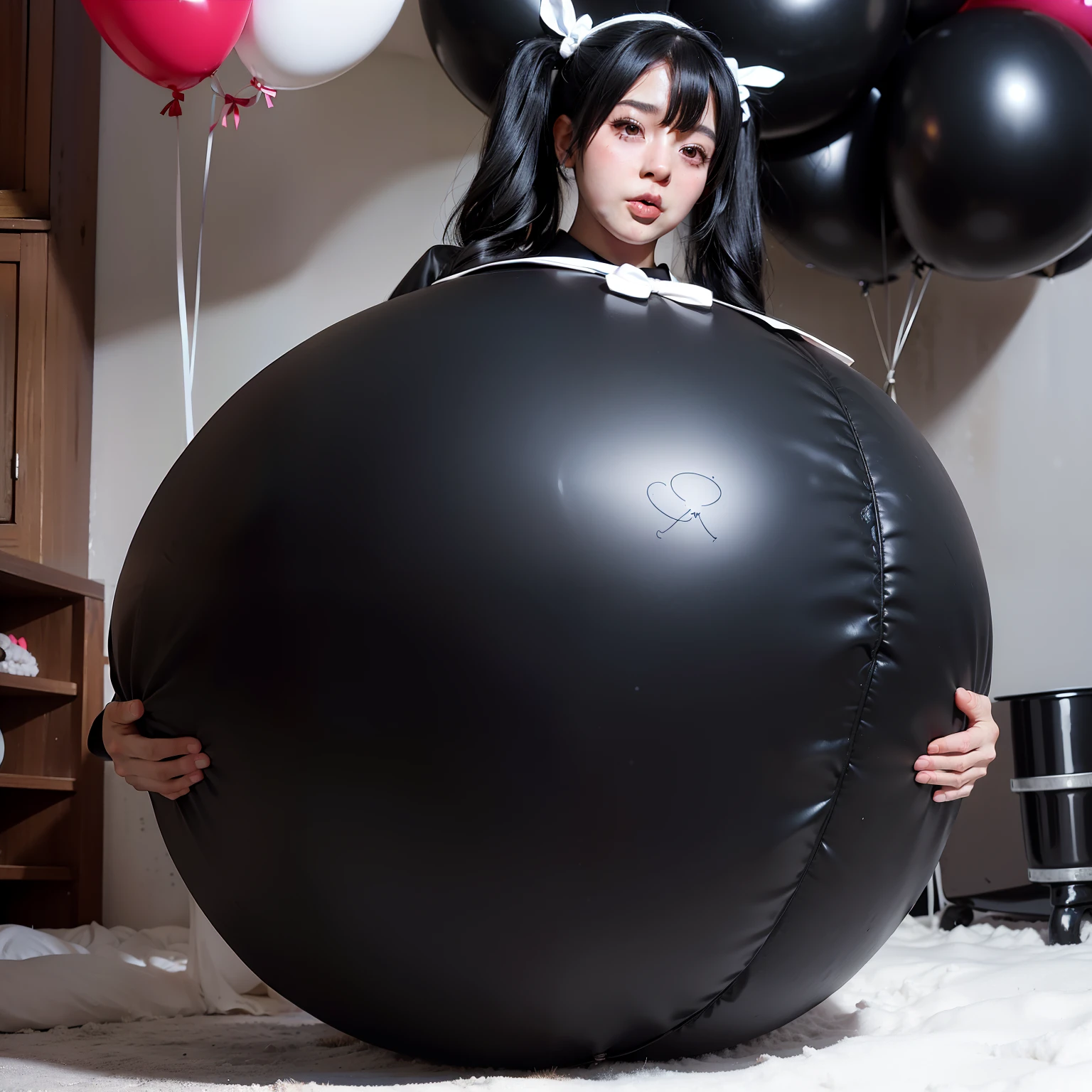 Twintails Hair Bow, black hair,Big Bump pregnant, bunnysuit, Big boobs, nipple, cum, Big Black Balloons,16 yl, Big pregnant Belly, Big Pregnant girl, Largest Belly of Pregnant, Huge Pregnancy, background bar ,Huge 9 months Pregnancy Belly,huge belly expansion, huge belly girl