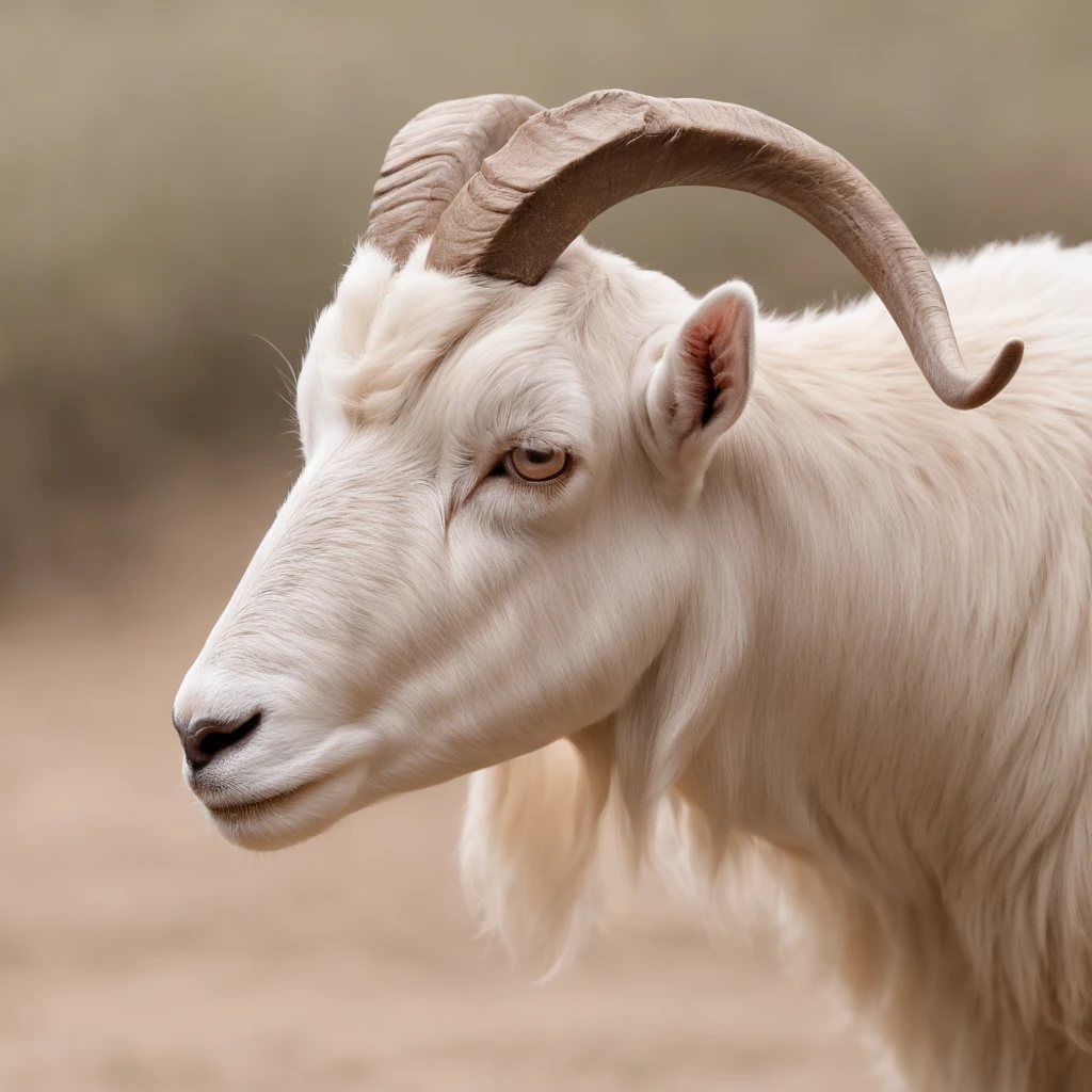 Image sculpture of a butted goat,A magnificent sculptural creation,Look down down,Sculptural works,pecora,