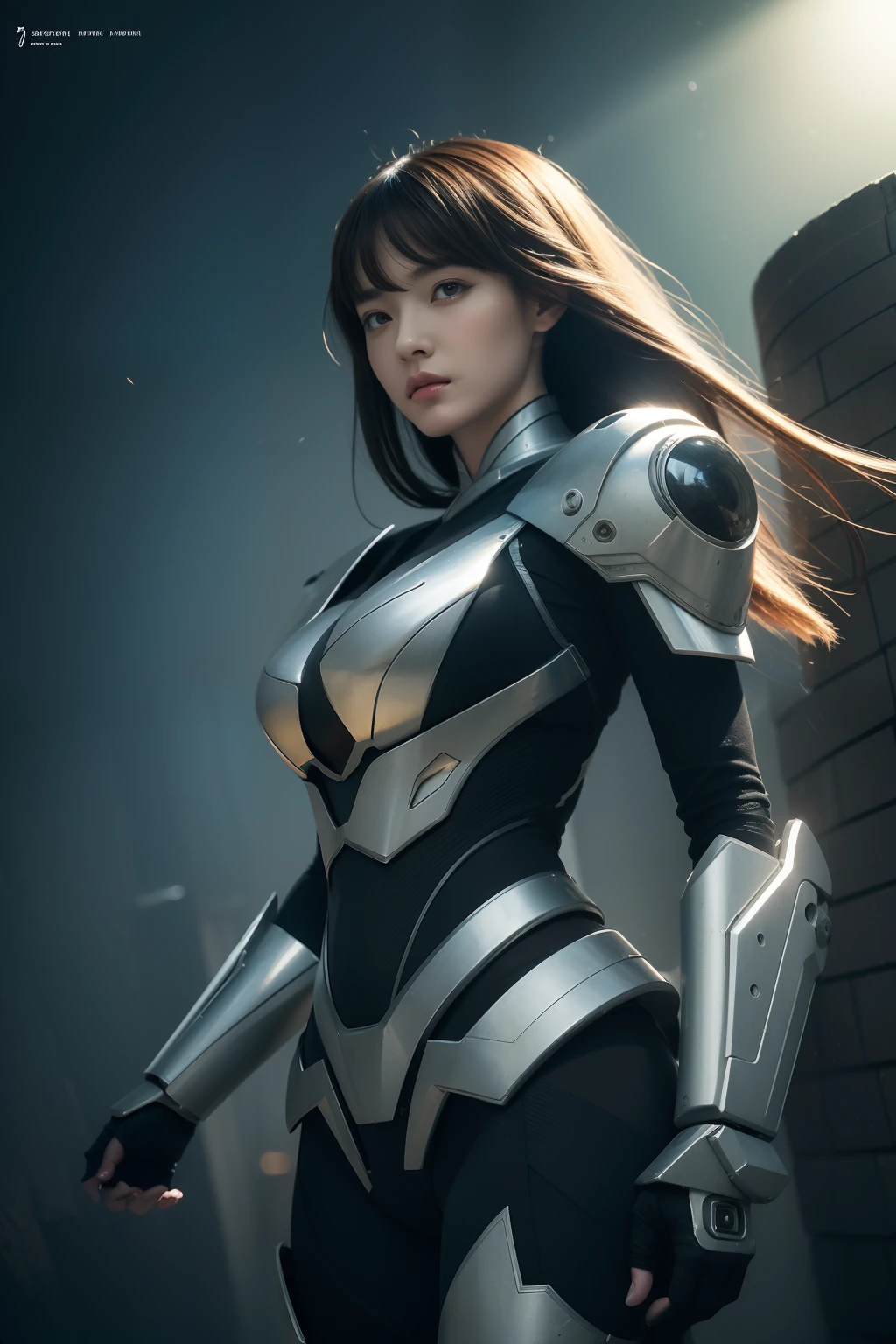 Gross theme，Best quality,Masterpiece,Realistic,professional,Vivid colors,Ultra-fine painting,Portrait,anime big breast,Photogram,number art,Fantasyart,3d graphic,Cinematic_lighting,Strong_rim_Light,rim-light,Ambient_Light,Tyndall effect,moodylighting,Huge_filesize,Real,Female pervert,Mecha musume,Cyborg,Tights combat suit,power armour，Cut clothes，Japanese_Armor,one side up,shmup,remains,rubble_废墟,(Extremely detailed Cg Unity 8K wallpaper),(((Masterpiece))),(((Best quality))),((Ultra-detailed)),(Best Illustration),((An extremely delicate and beautiful)),Dynamic Angle,Wind,classic,Spring,(Detailed light),(Sunlight),Beautiful and delicate water,(Painting),(Sketch),(full bloom),(Shine),