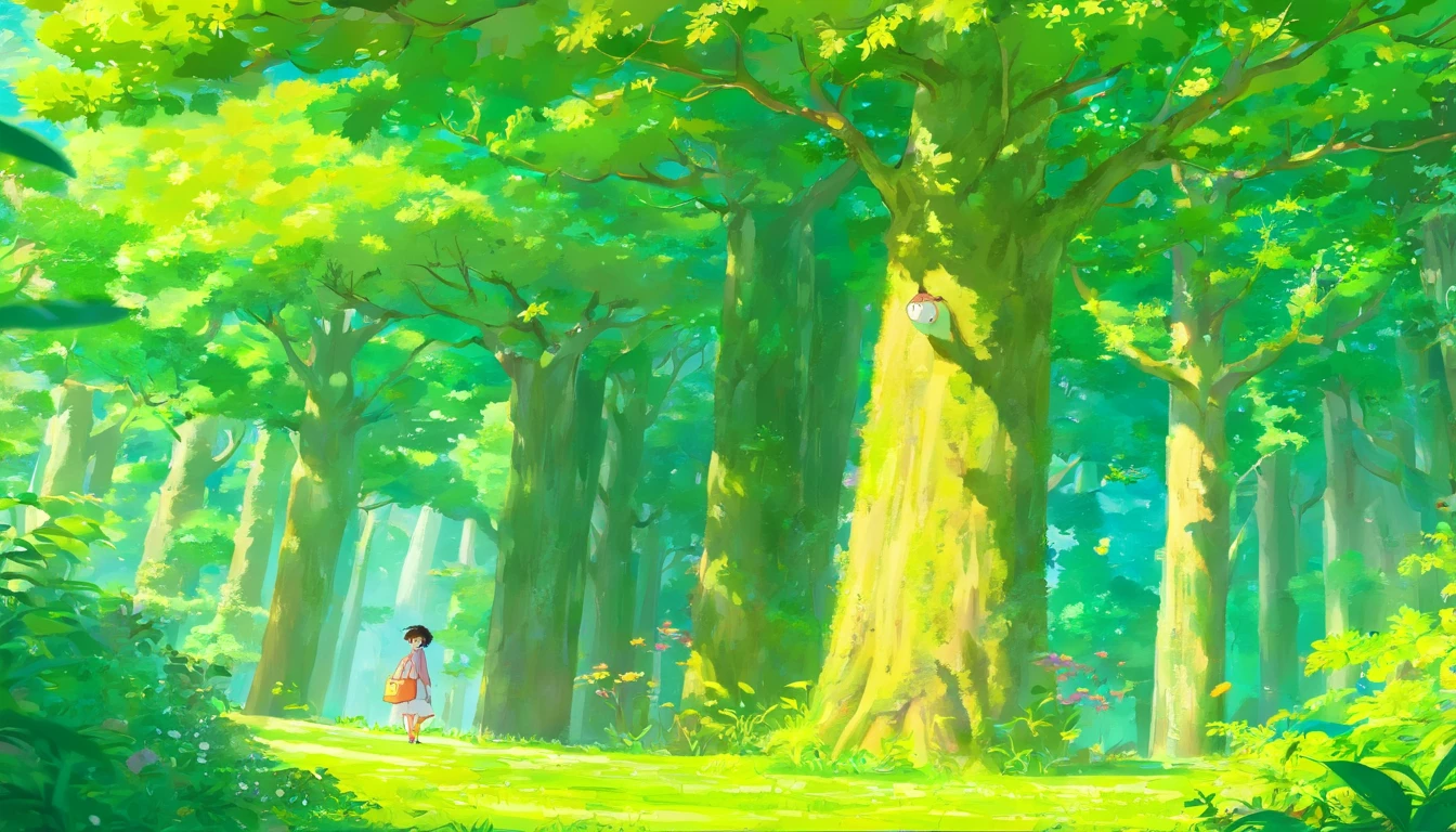 Yuzu hangs from trees