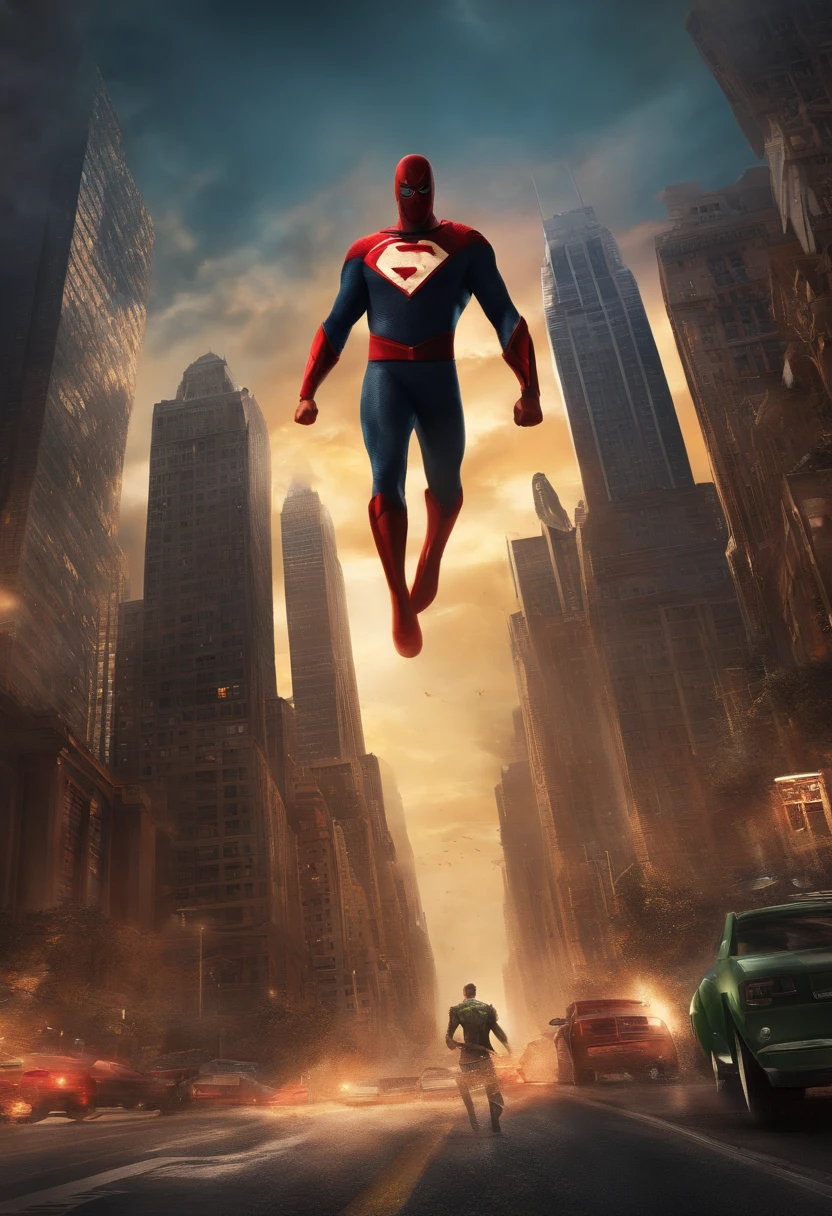 A superhero who unleashes a monster attacking a city
