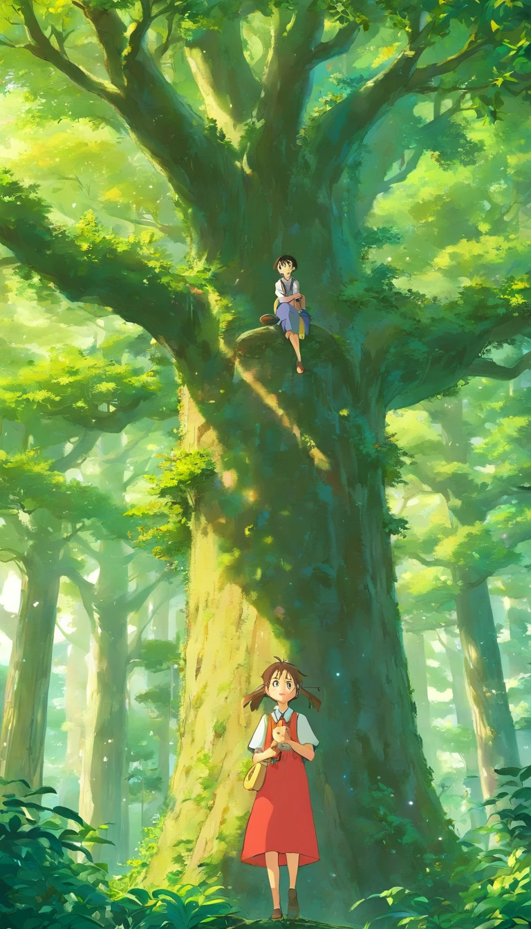 Yuzu hangs from trees