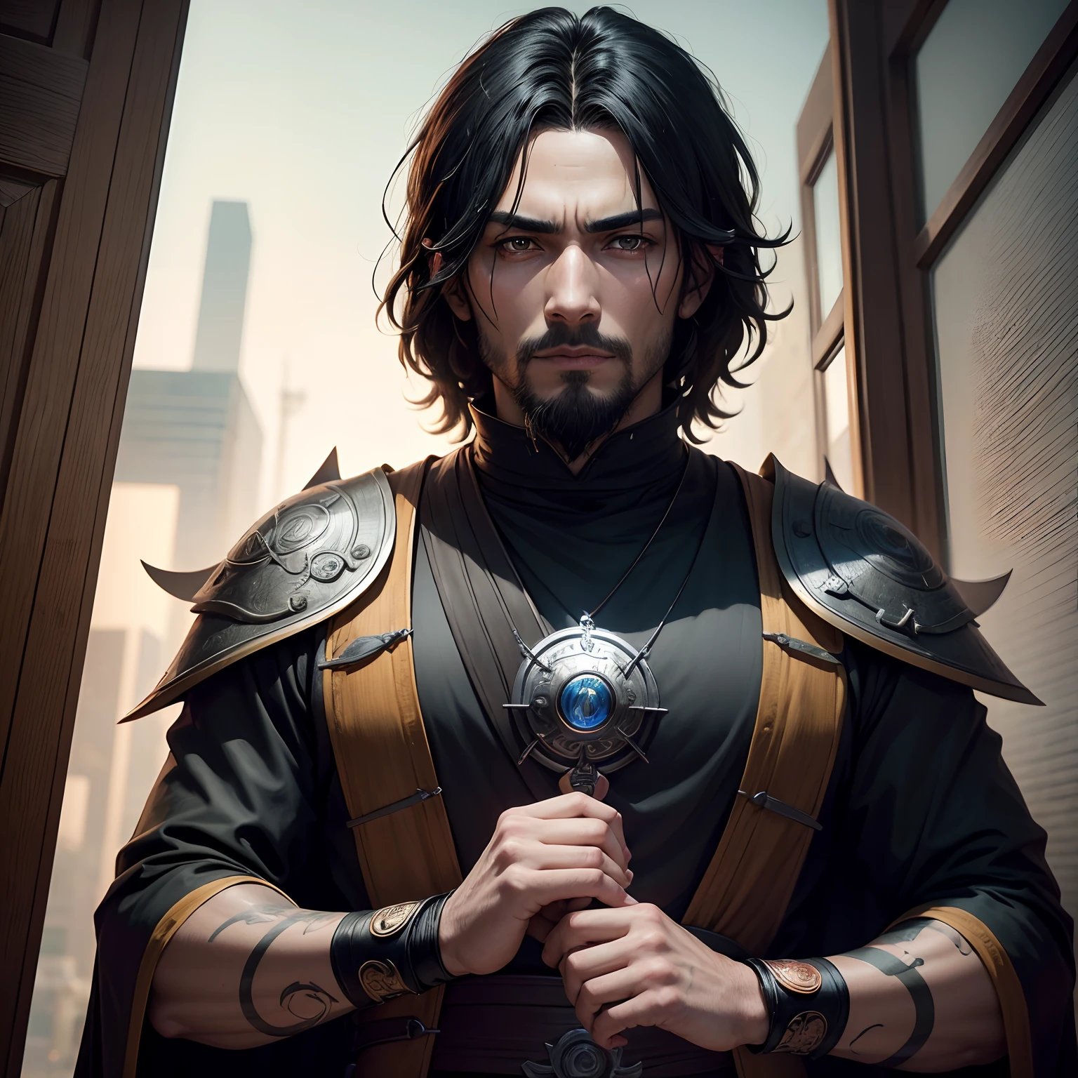 Muslim anime characters Anime character with black hair and a cape standing in front of a tree, inspirado em Okumura Masanobu, Giyuu Tomioka, cara bonito na arte demon slayer., inspirado em Yamagata Hiro, Aragorn em um mundo de anime, diversas posescara bonito na arte demon slayerinspirado em Yamagata HiroAragorn em um mundo de animeuzumaki avatarNaruto, Naruto uzumaki, Create a mascular Naruto uzumaki avatar, a close badass look. Inspired by Naruto uzumaki from Naruto, photo (photorealism) (realistic) (ultra HD) (8k wallpaper) (fine details) (extreme details on face) Muslim man portrait of an old coal miner in 19th century, beautiful painting with highly detailed face by greg rutkowski and magali villanueve, trending on artstation, sharp focus, studio photo, intricate details, highly detailed, by greg rutkowskiO autorretrato de Van Gogh::estilo Estilo pontilhismo、It's made up of a lot of things big and small、Pontos de cor claros、altamente detalhado ::n_estilo anime、Fotorrealista、Deformado、Falha、alto contraste、ruidoso ::semente 1000cyberpunk a Muslim warrior conqueror the war