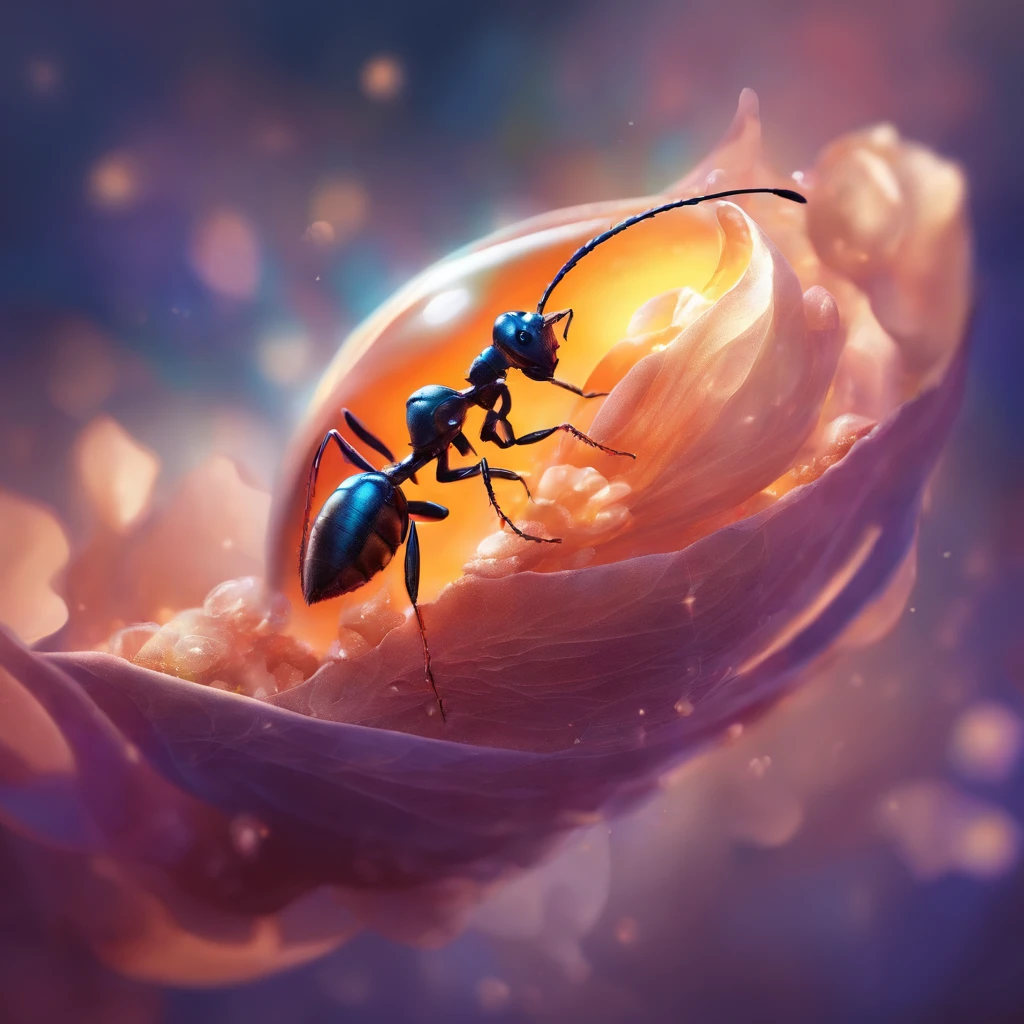 an ant in the shell
