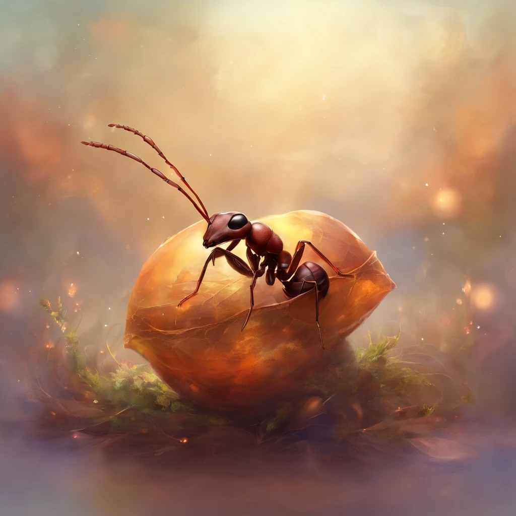 an ant in the shell